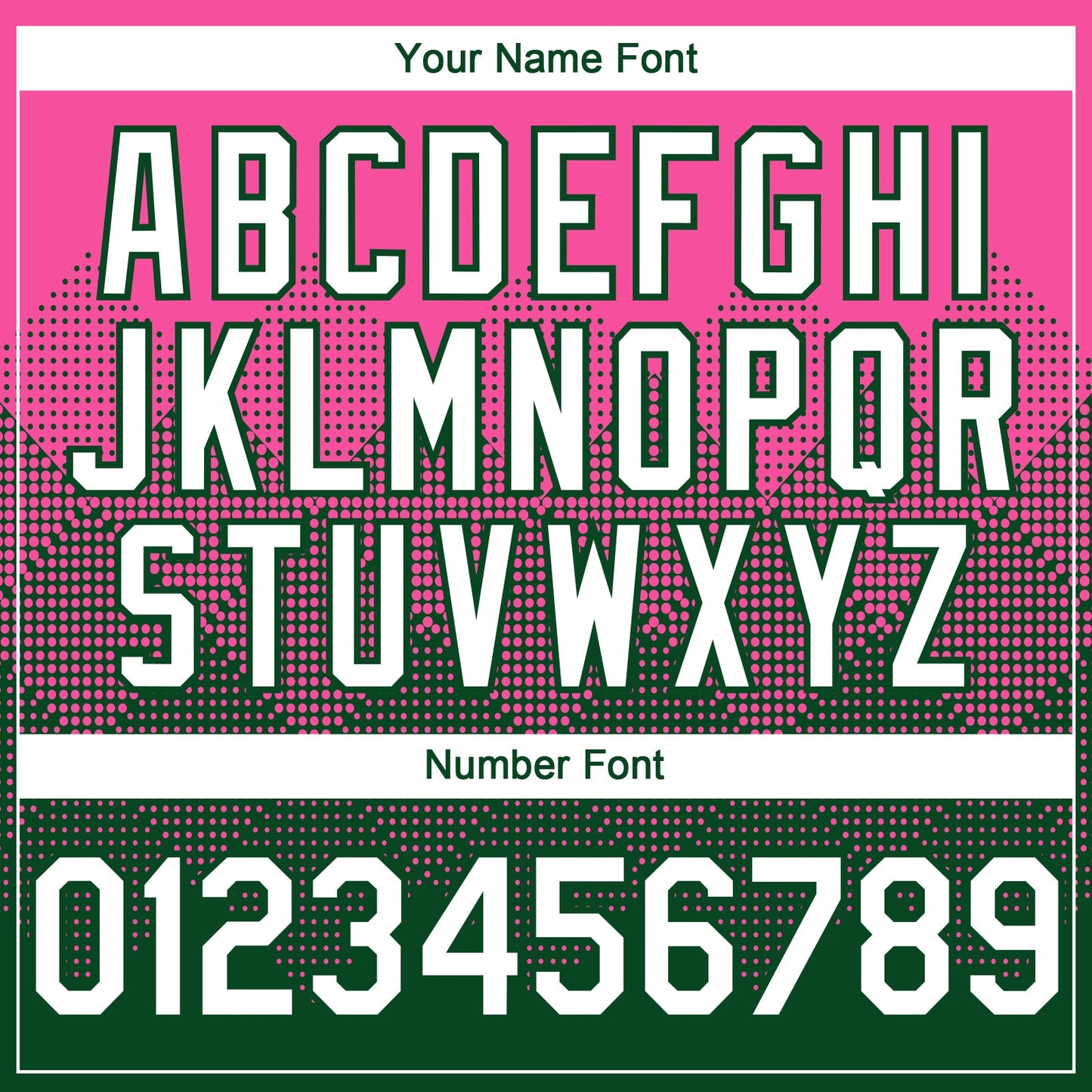 Custom Pink White-Green 3D Gradient Square Shape Authentic Baseball Jersey - Sky-Custom