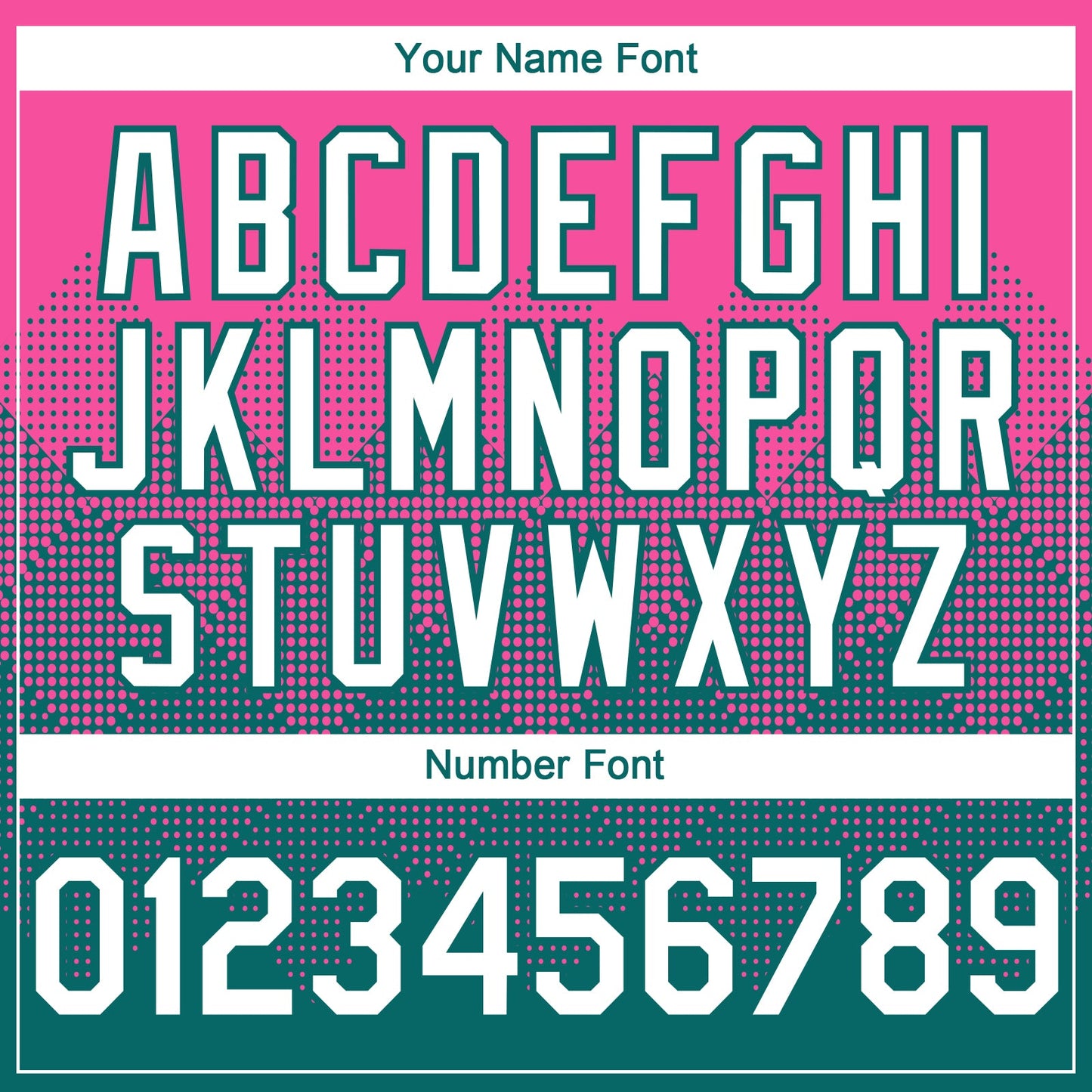 Custom Pink White-Teal 3D Gradient Square Shape Authentic Baseball Jersey - Sky-Custom