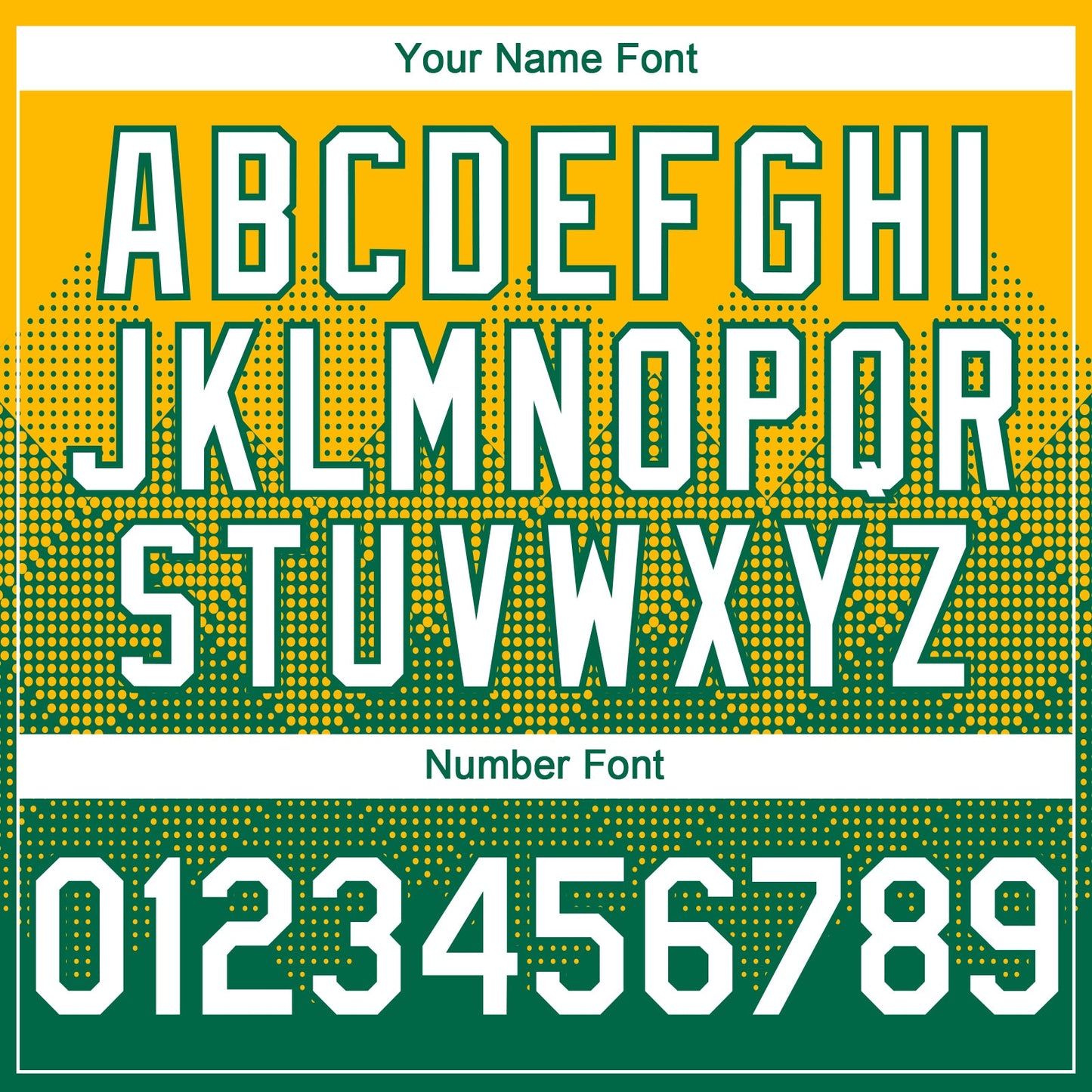 Custom Gold White-Kelly Green 3D Gradient Square Shape Authentic Baseball Jersey - Sky-Custom