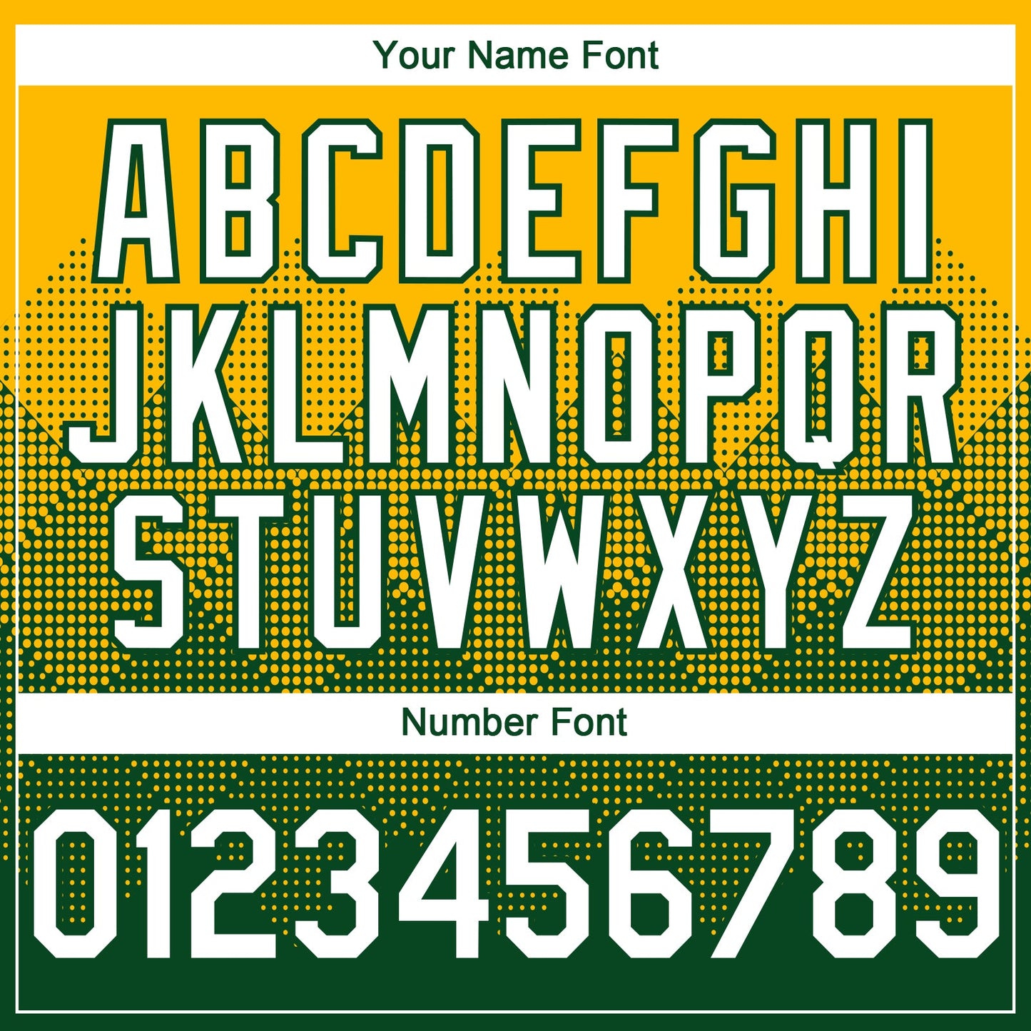 Custom Gold White-Green 3D Gradient Square Shape Authentic Baseball Jersey - Sky-Custom