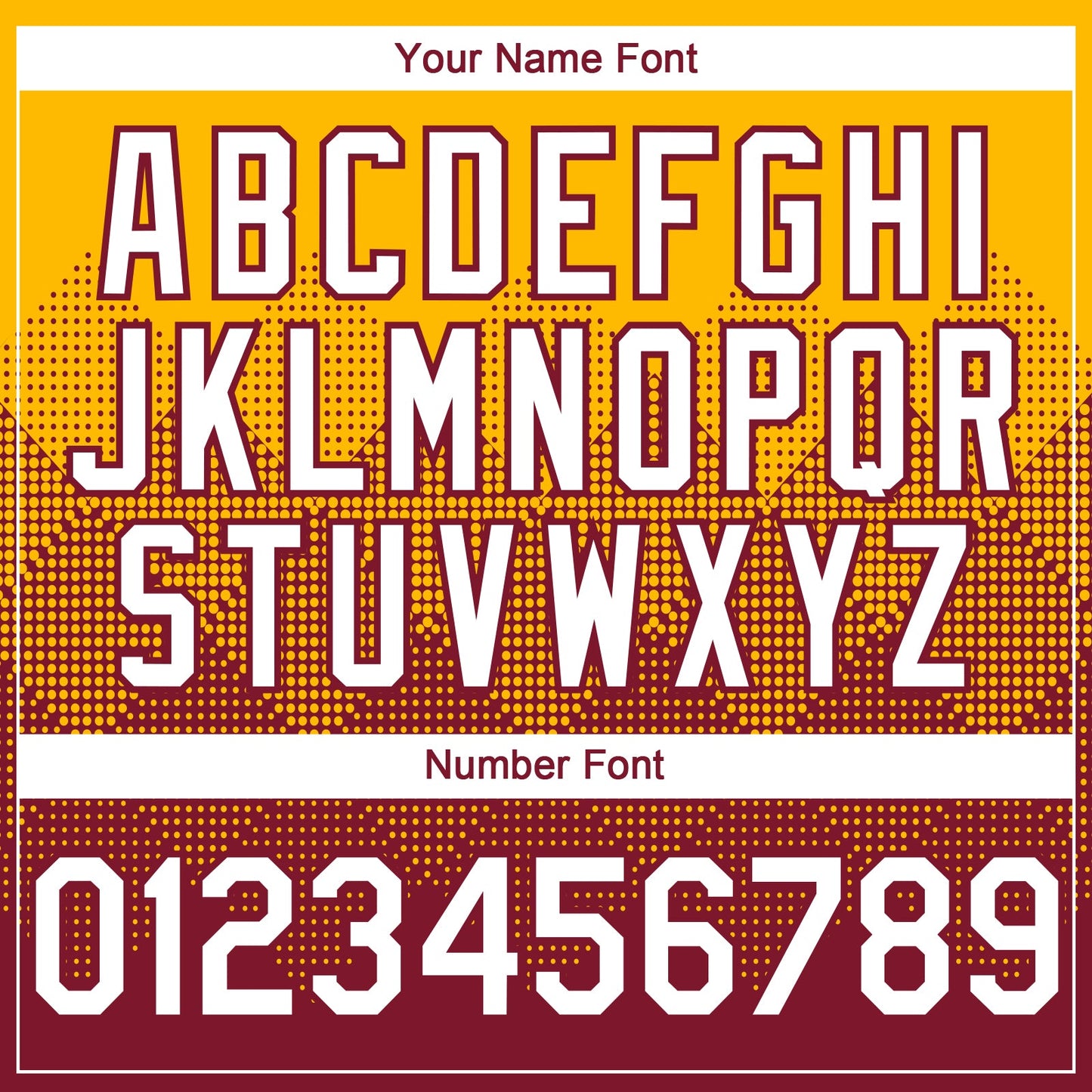 Custom Gold White-Crimson 3D Gradient Square Shape Authentic Baseball Jersey - Sky-Custom