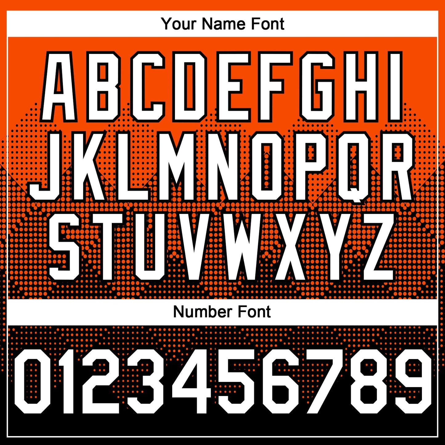 Custom Orange White-Black 3D Gradient Square Shape Authentic Baseball Jersey - Sky-Custom