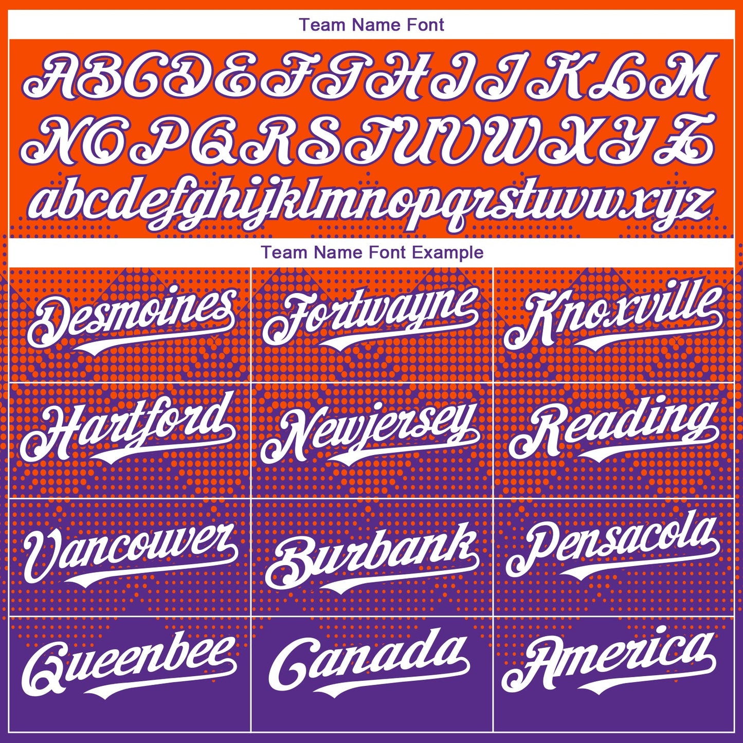 Custom Orange White-Purple 3D Gradient Square Shape Authentic Baseball Jersey - Sky-Custom