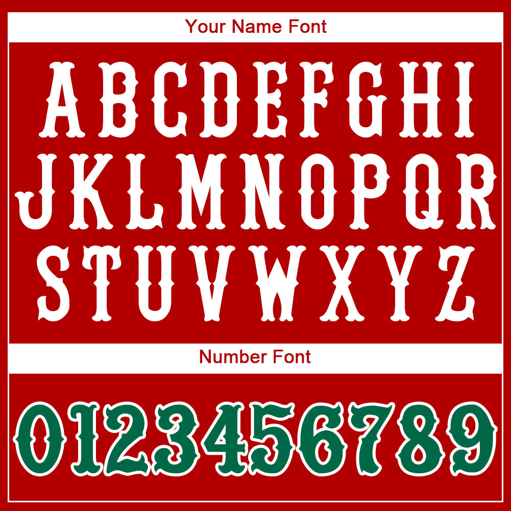 Custom Red Kelly Green-White 3D Mexico Mexican Flag Authentic Baseball Jersey - Sky-Custom