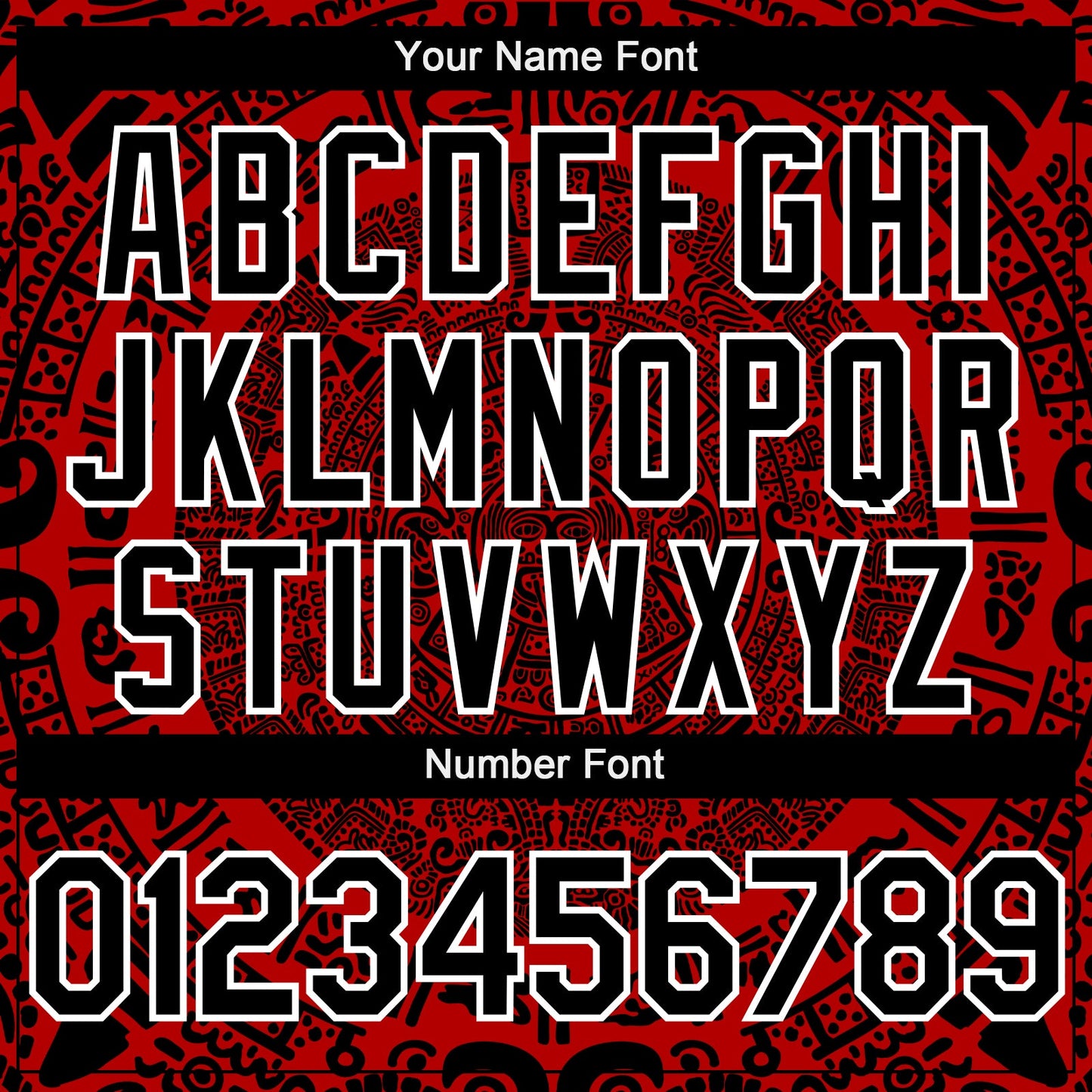 Custom Red Black-White 3D Mexico Authentic Baseball Jersey - Sky-Custom