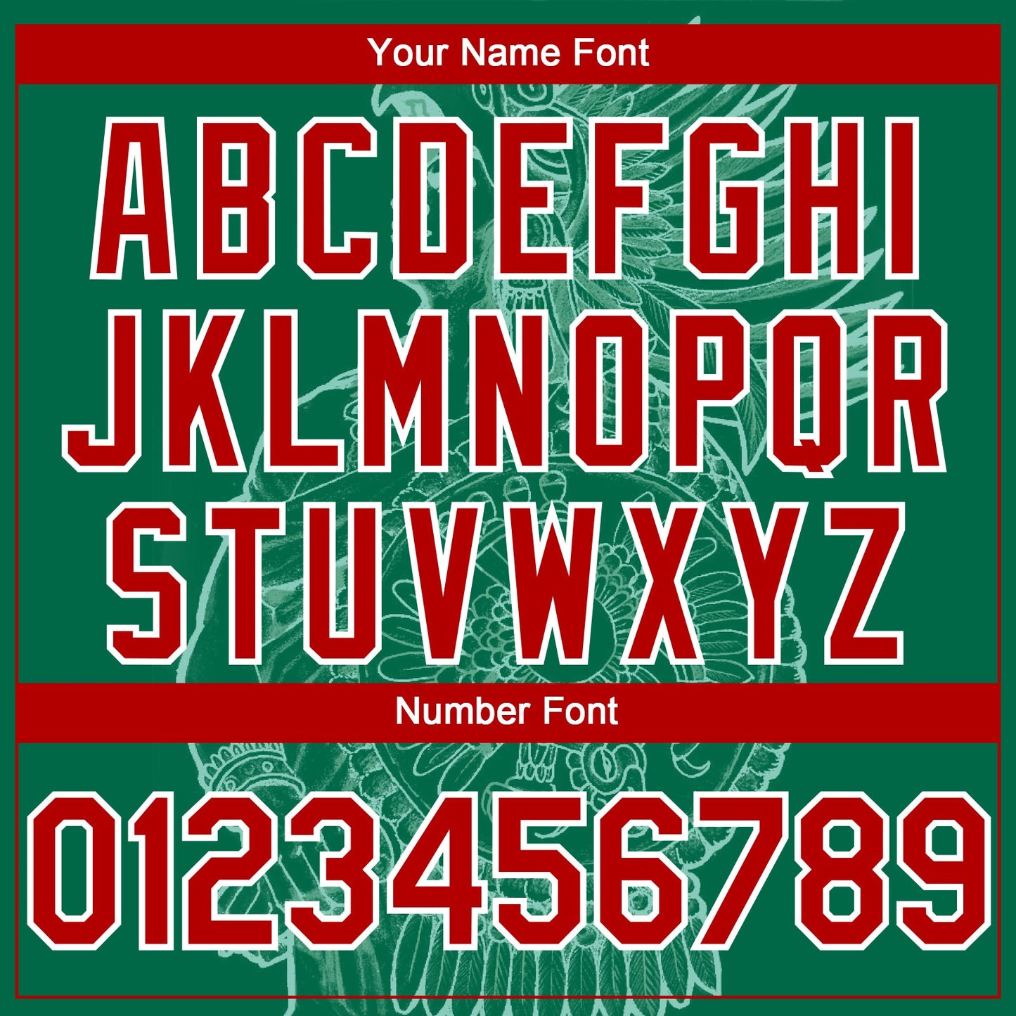 Custom Kelly Green Red-White 3D Mexico Mexican Flag Authentic Baseball Jersey - Sky-Custom