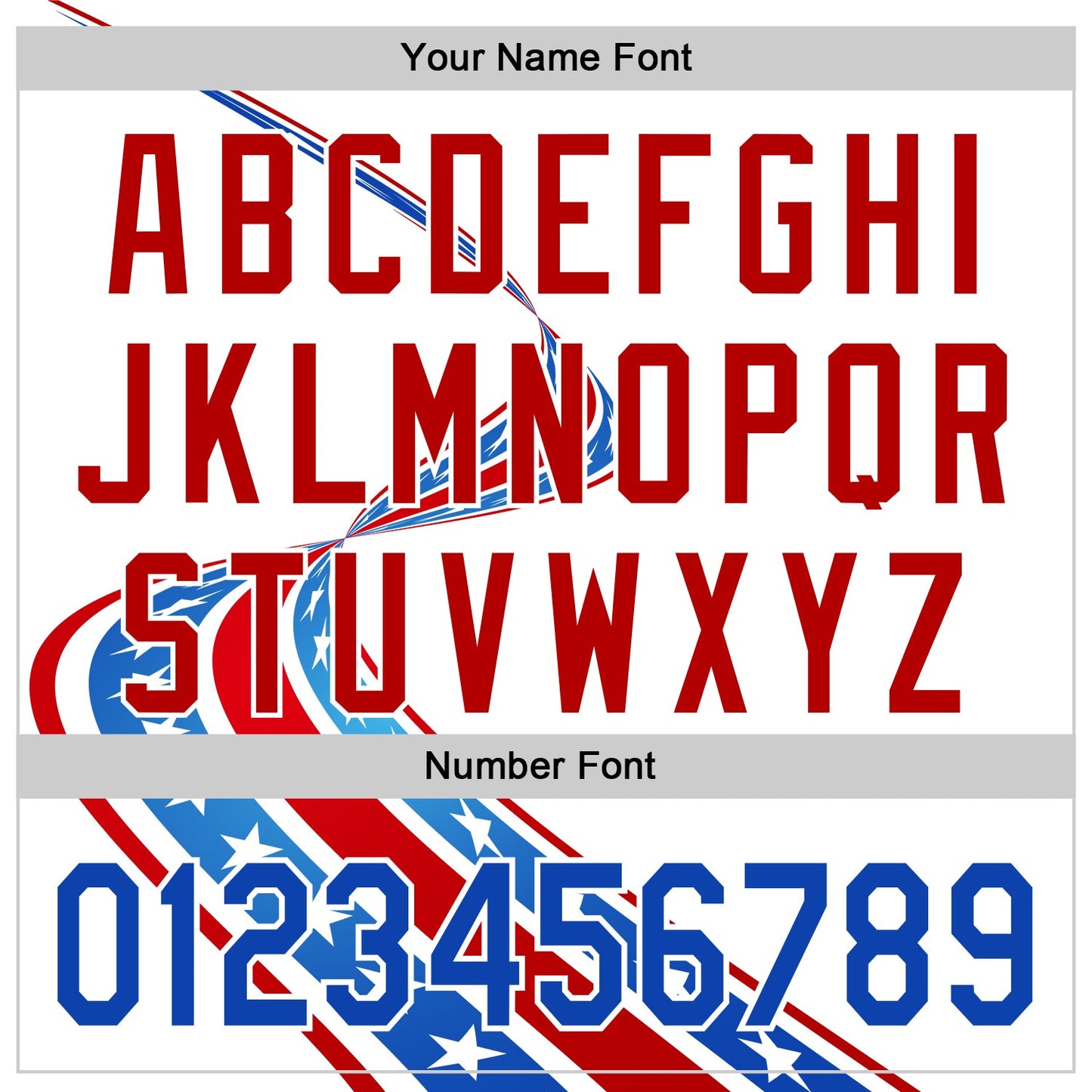 Custom White Thunder Blue-Red 3D Patriotic American Flag Authentic Baseball Jersey - Sky-Custom