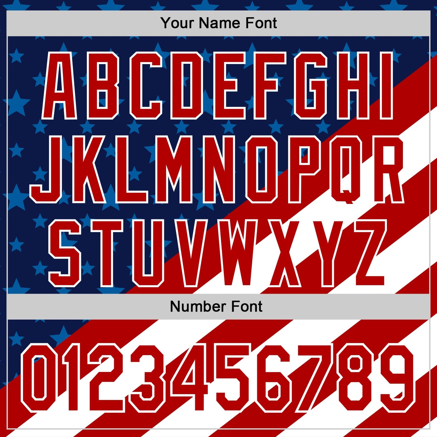 Custom Navy Red-White 3D Patriotic American Flag Authentic Baseball Jersey - Sky-Custom