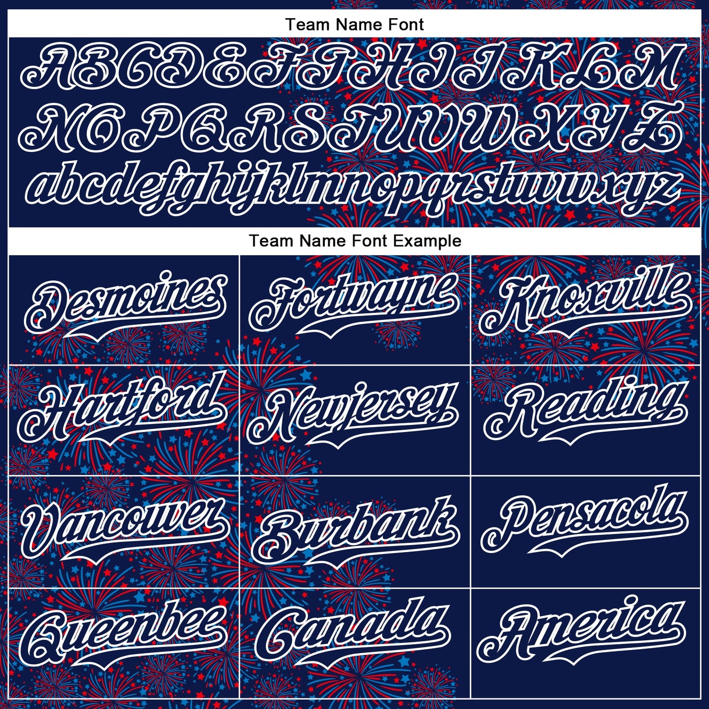 Custom Navy White 3D Pattern Design Patriotic American Spirit Firework Authentic Baseball Jersey - Sky-Custom