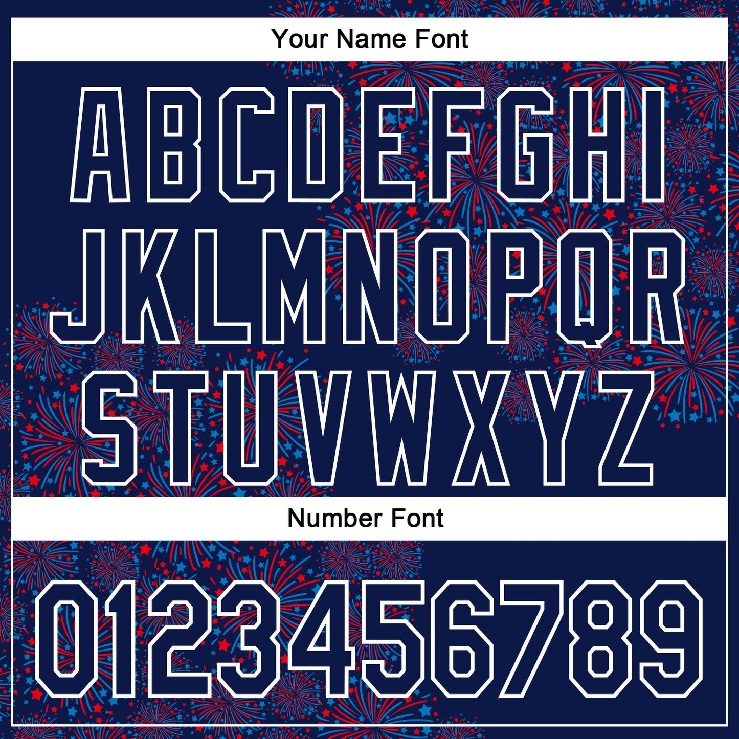 Custom Navy White 3D Pattern Design Patriotic American Spirit Firework Authentic Baseball Jersey - Sky-Custom