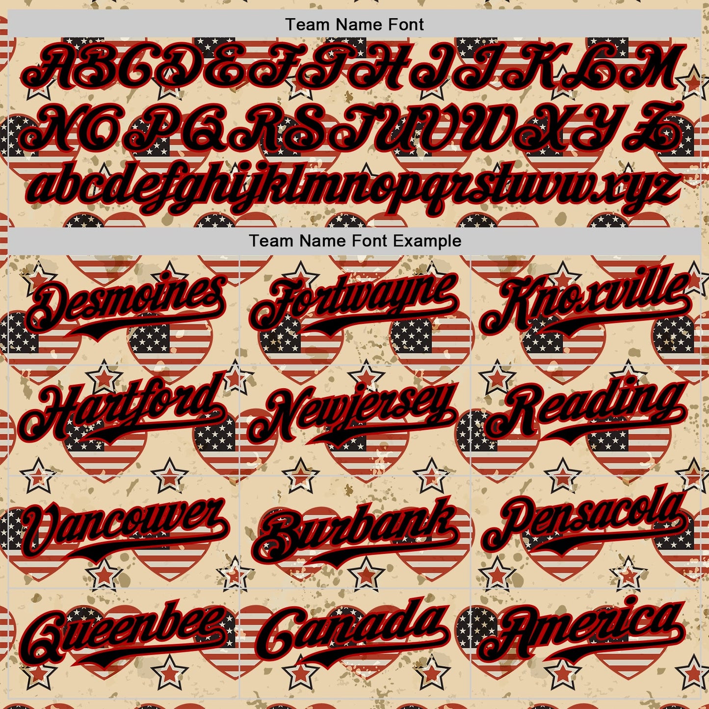 Custom City Cream Black-Red 3D Patriotic American Flag Authentic Baseball Jersey - Sky-Custom