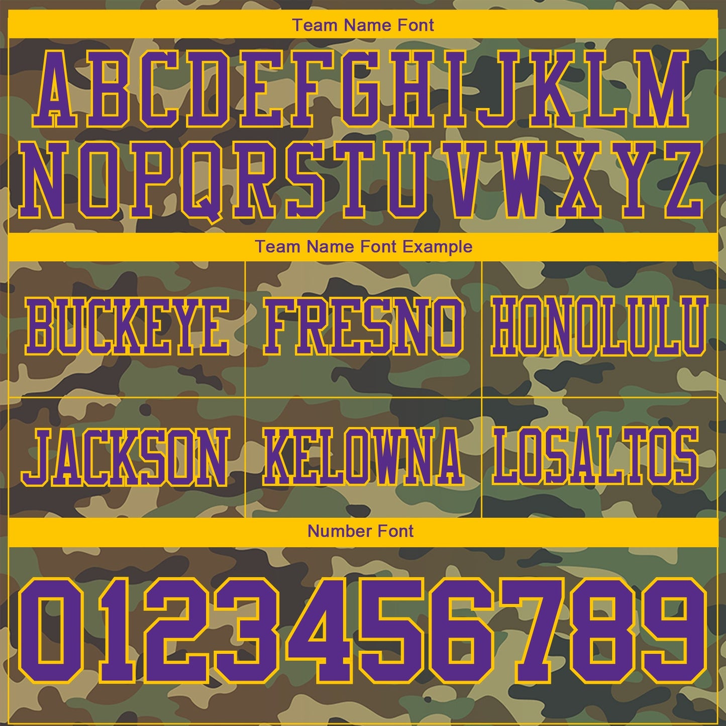 Custom Camo Purple-Yellow 3D Pattern Salute To Service Mesh Authentic Football Jersey - Sky-Custom