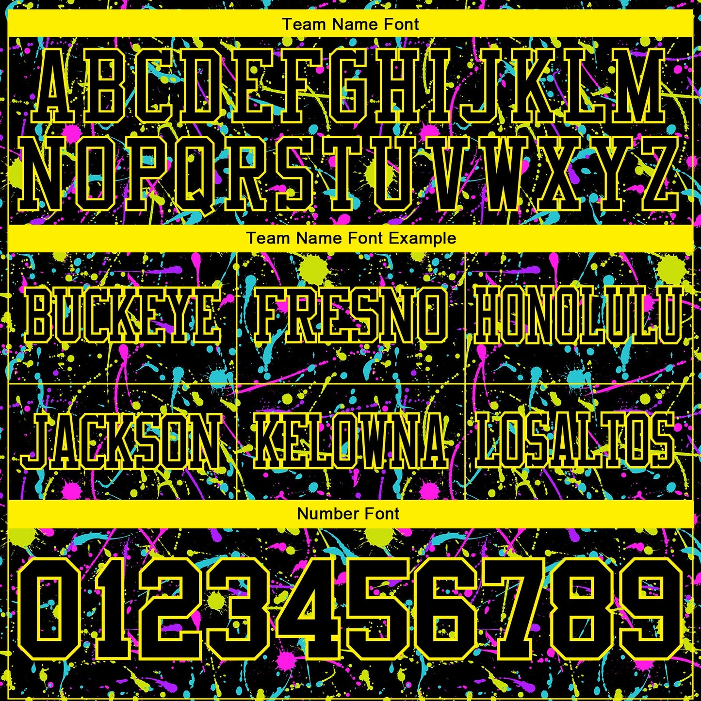 Custom Graffiti Pattern Black-Light Yellow 3D Pattern Splash Mesh Authentic Football Jersey - Sky-Custom