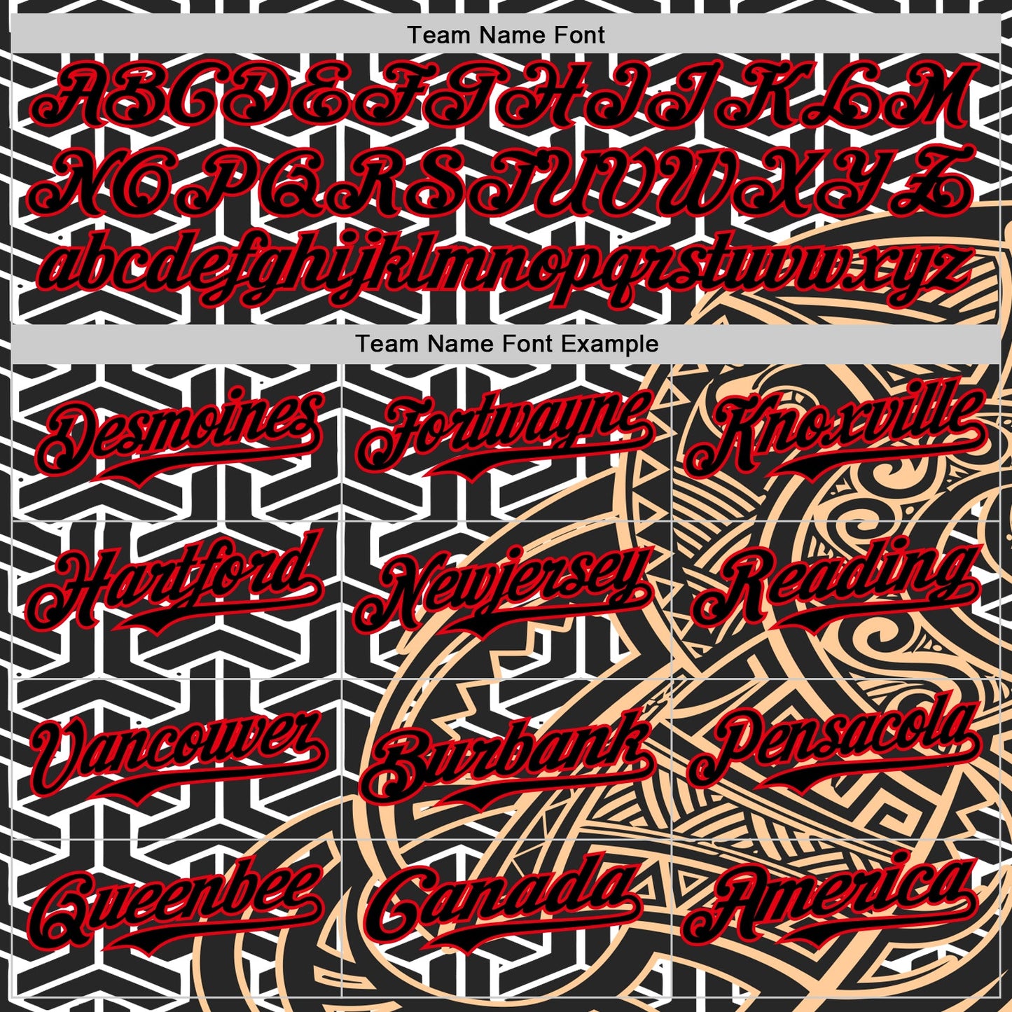Custom White Black Old Gold-Fire Red 3D Polynesian Style Islander Authentic Baseball Jersey - Sky-Custom