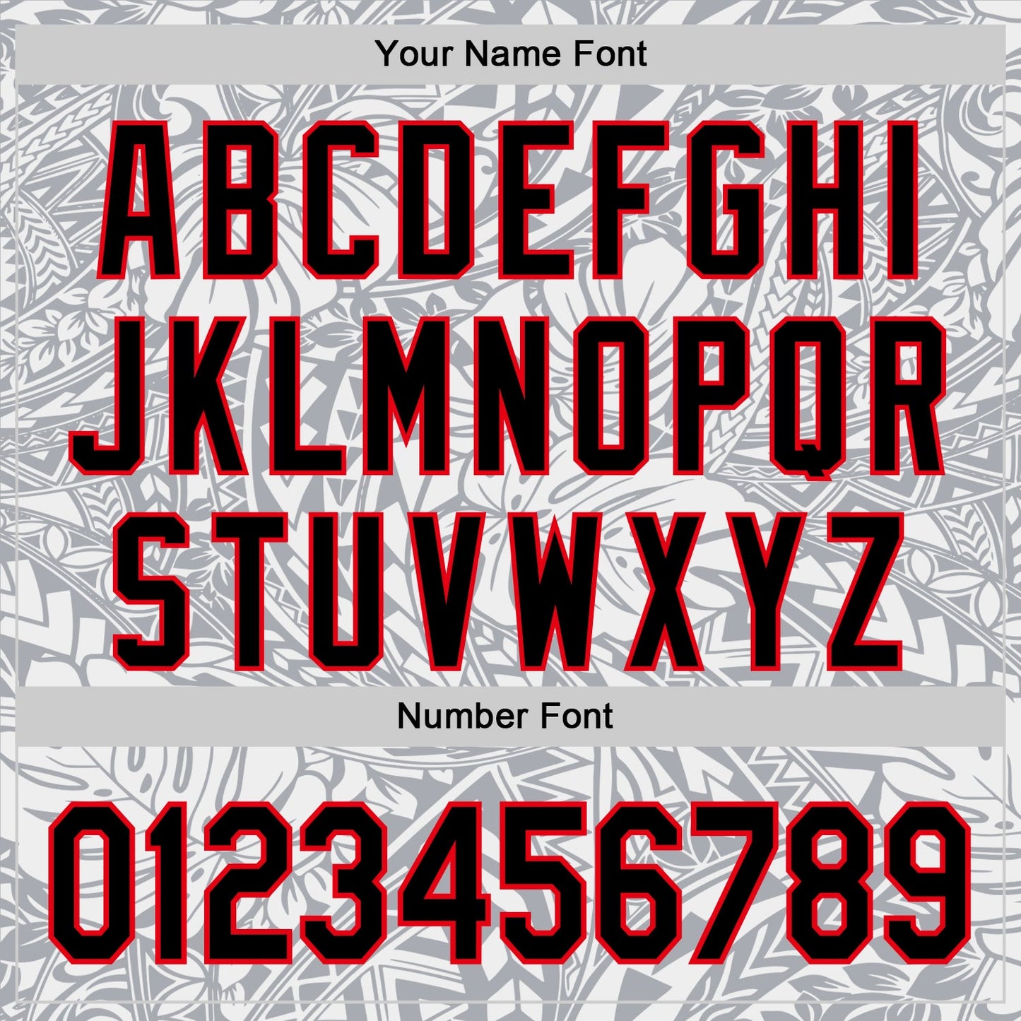 Custom Gray Black White-Fire Red 3D Polynesian Style Palm Leaves Islander Authentic Baseball Jersey - Sky-Custom