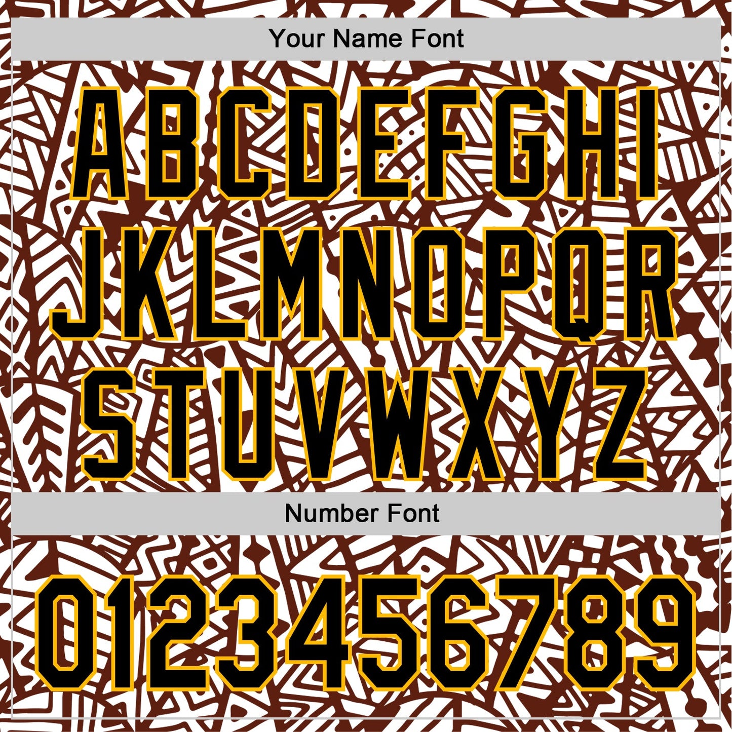 Custom White Black Brown-Gold 3D Polynesian Style Islander Authentic Baseball Jersey - Sky-Custom