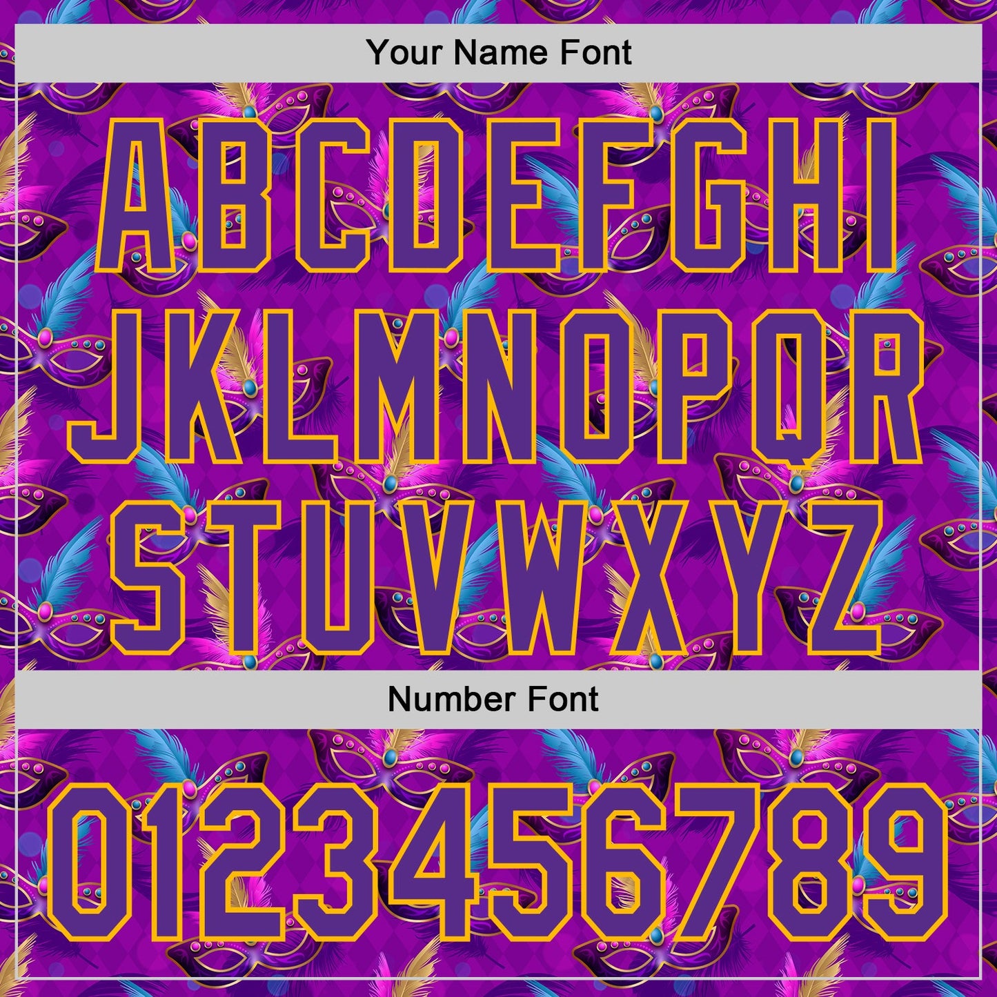 Custom Purple Gold 3D Pattern Design Mardi Gras Shrove Tuesday Authentic Baseball Jersey - Sky-Custom