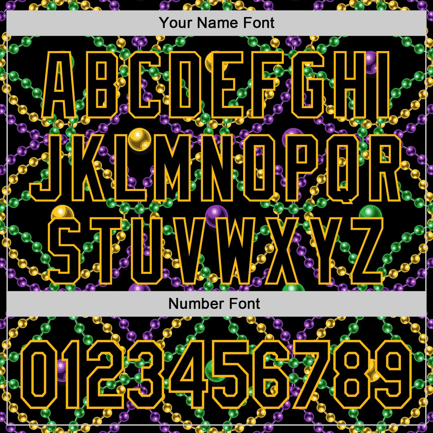 Custom Black Gold 3D Pattern Design Mardi Gras Shrove Tuesday Authentic Baseball Jersey - Sky-Custom