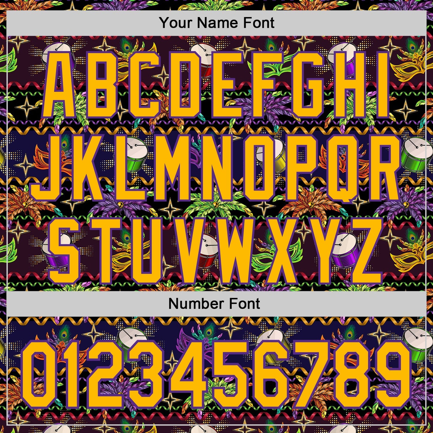 Custom Black Gold-Purple 3D Pattern Design Mardi Gras Shrove Tuesday Authentic Baseball Jersey - Sky-Custom