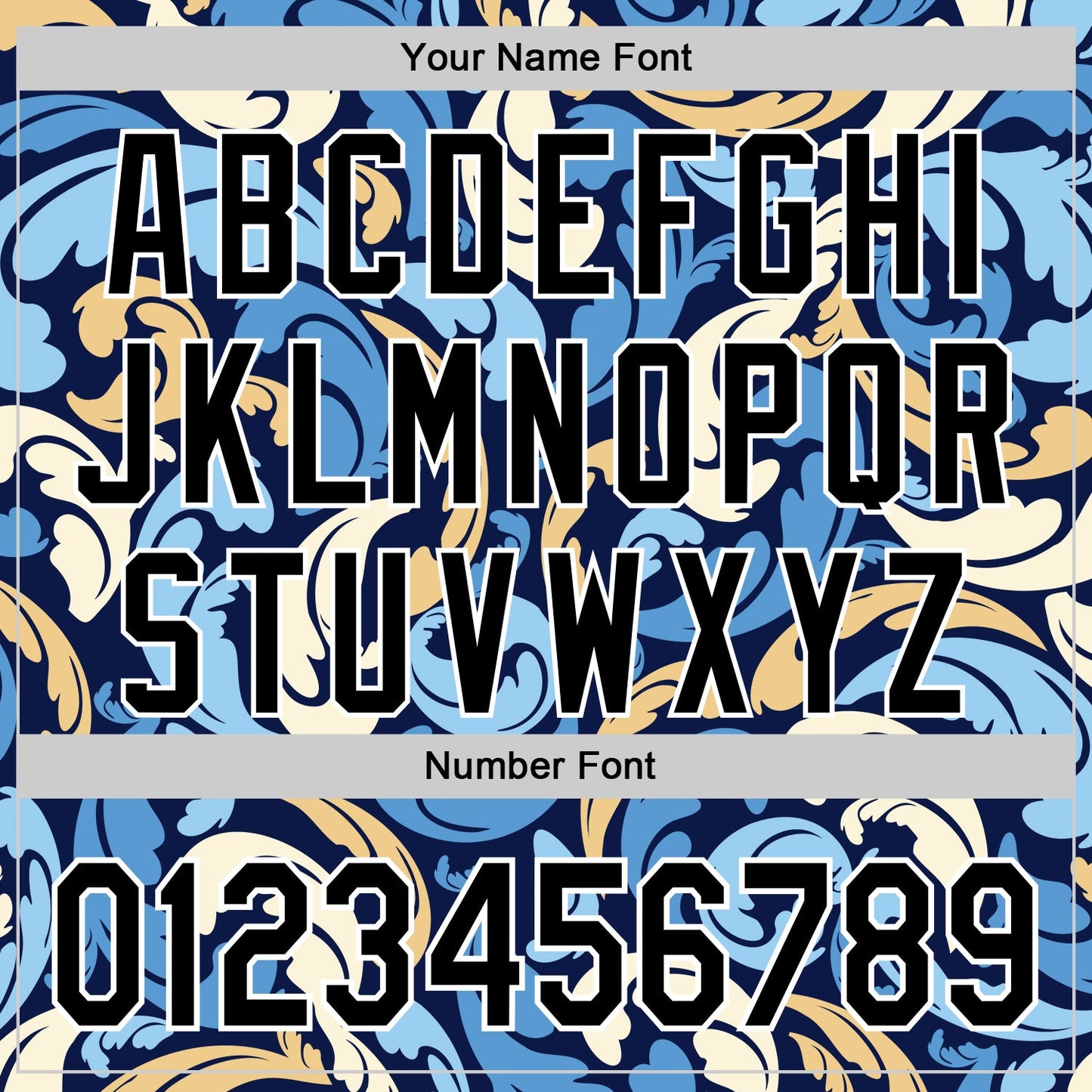 Custom Navy Black-White 3D Pattern Design Burner Costumes Floral Grunge Authentic Baseball Jersey - Sky-Custom