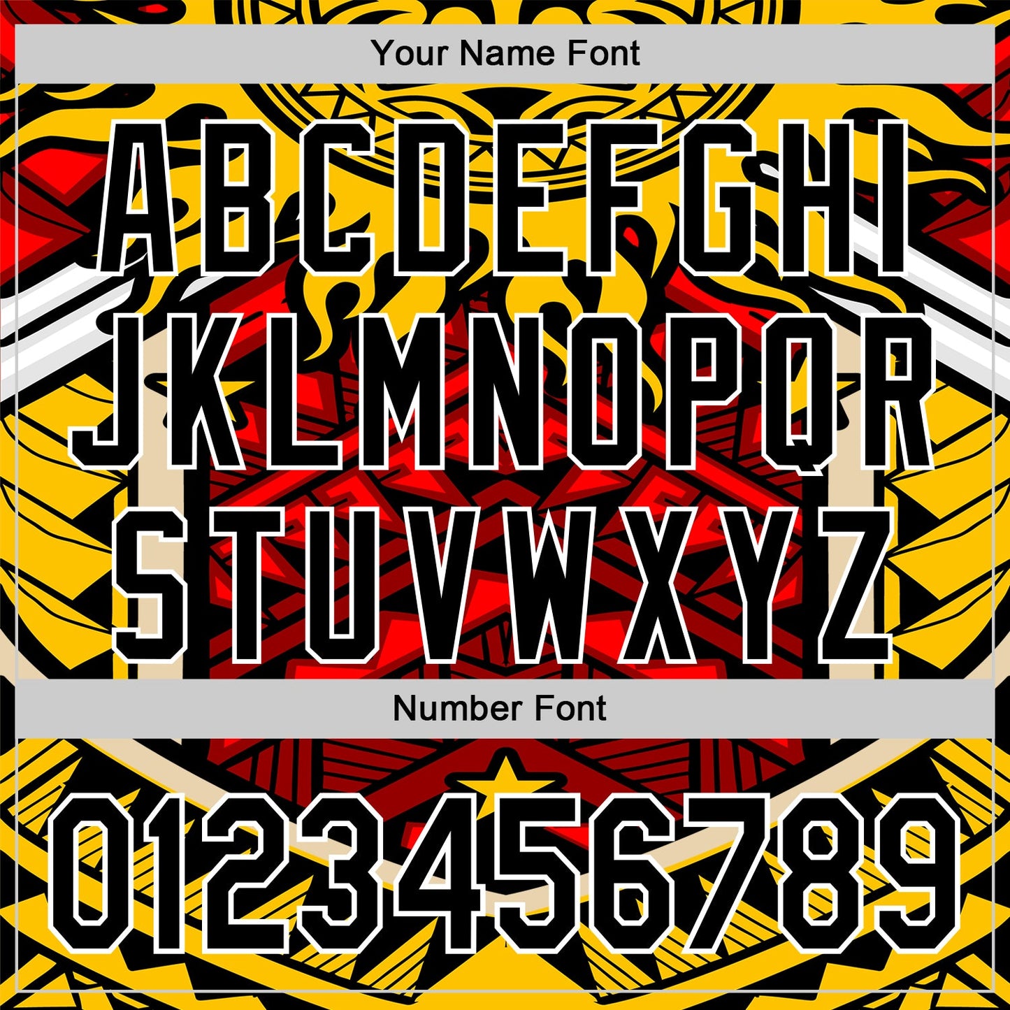 Custom Yellow Black Red-White 3D Pattern Design Rave Party Tribal Authentic Baseball Jersey - Sky-Custom