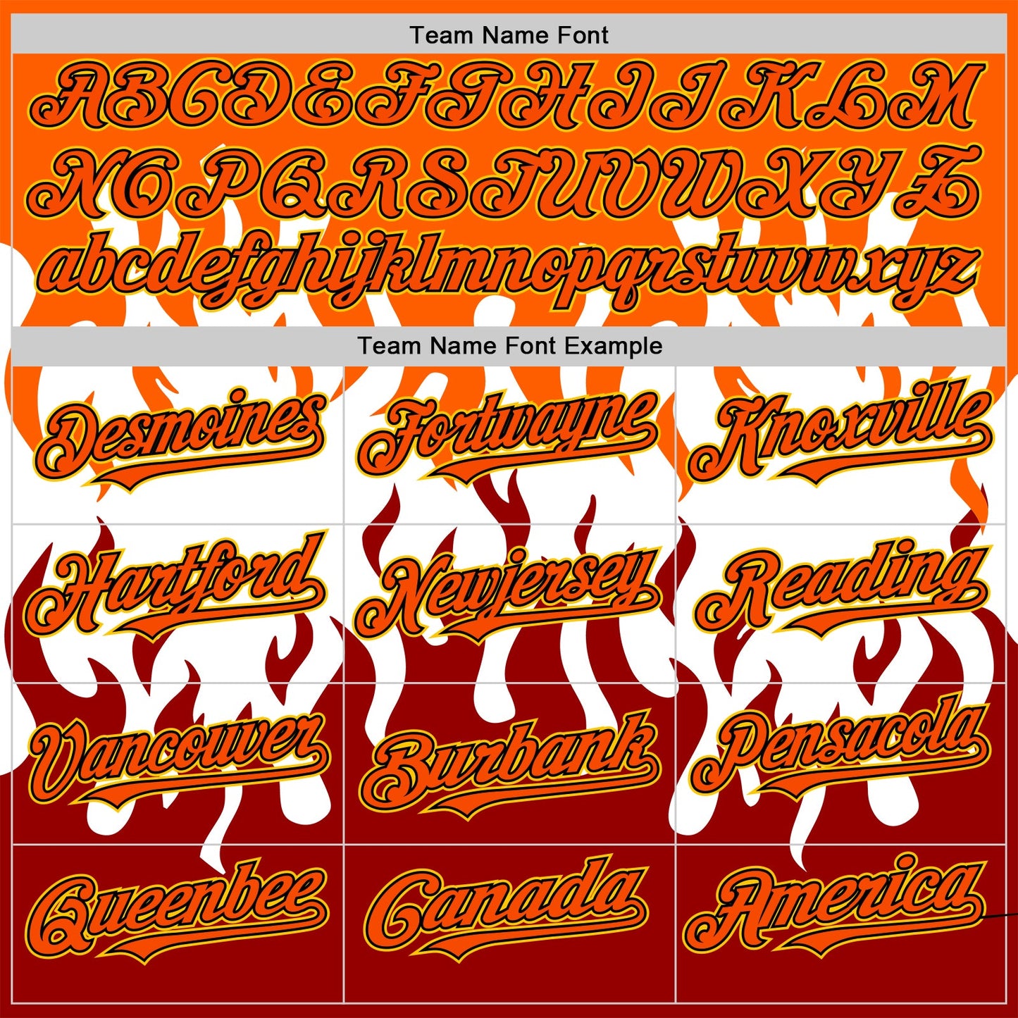 Custom White Orange Red Black-Yellow 3D Pattern Design Rave Party Flame Authentic Baseball Jersey - Sky-Custom