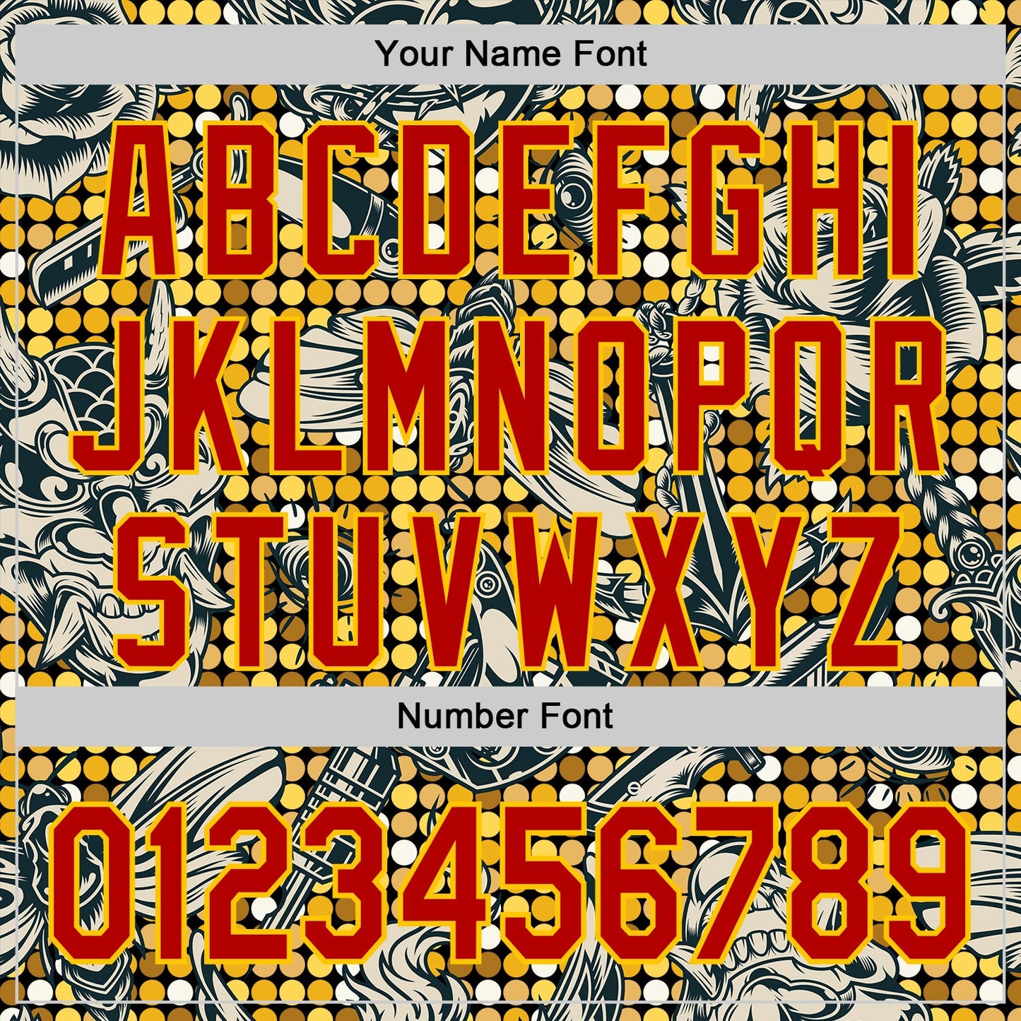 Custom Black Red-Yellow 3D Pattern Design Rave Party Tattoos Disco Authentic Baseball Jersey - Sky-Custom