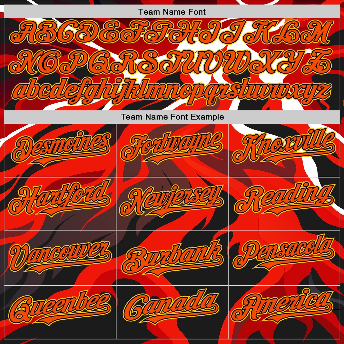 Custom White Orange Black-Yellow 3D Pattern Design Rave Party Flame Lava Authentic Baseball Jersey - Sky-Custom