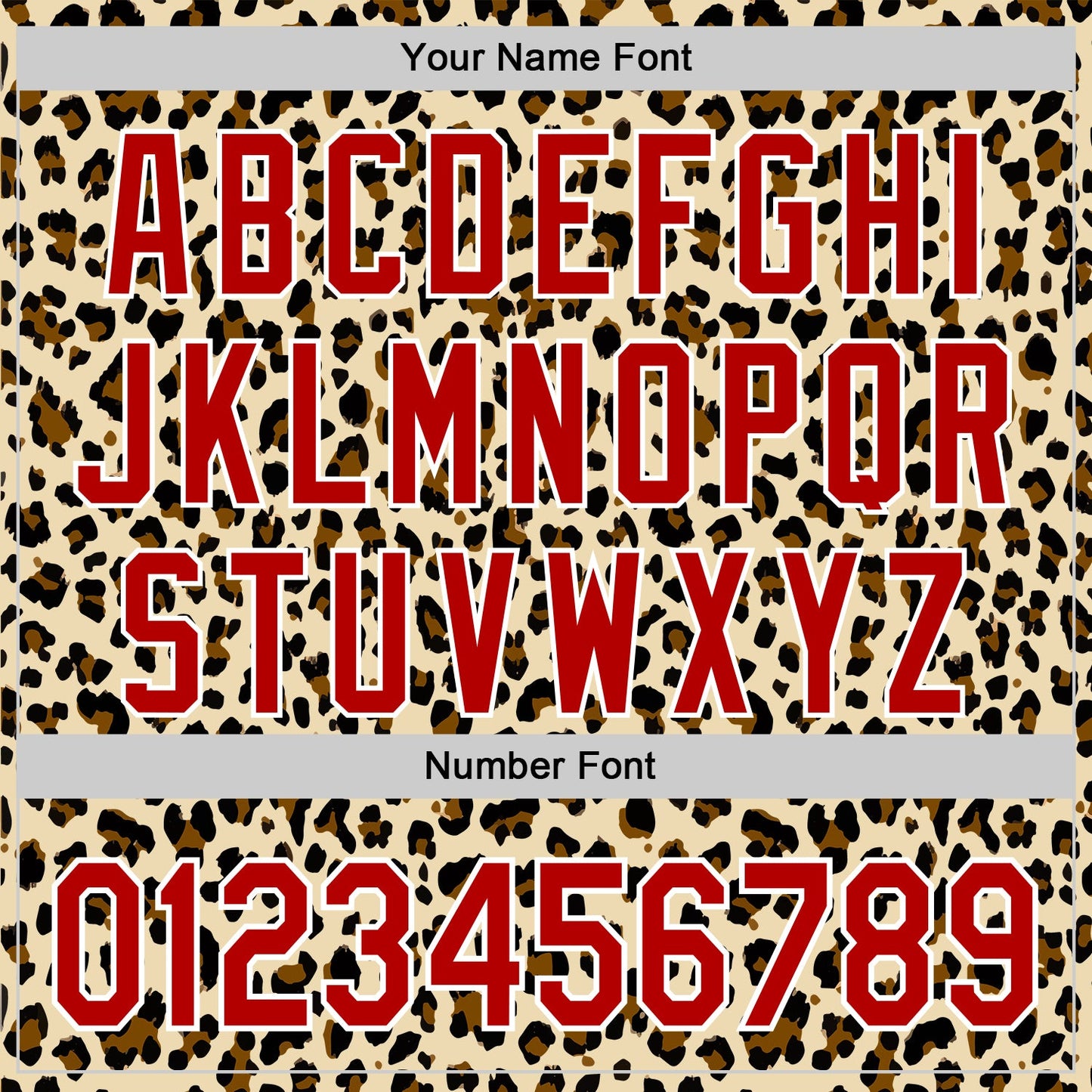 Custom Cream Red-White 3D Pattern Design Rave Party Animal Leopard Print Authentic Baseball Jersey - Sky-Custom