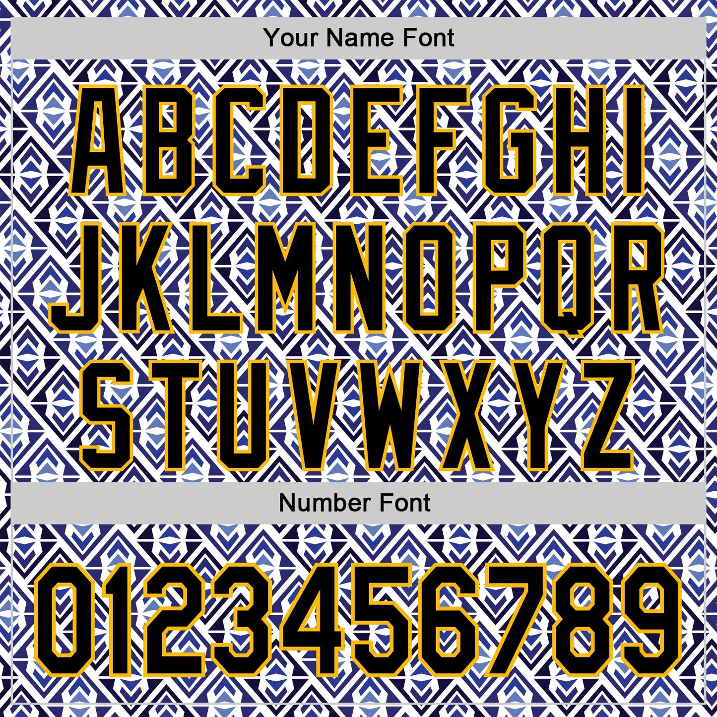Custom White Black Royal-Gold 3D Pattern Design Rave Party Monogram Geometric Shape Authentic Baseball Jersey - Sky-Custom
