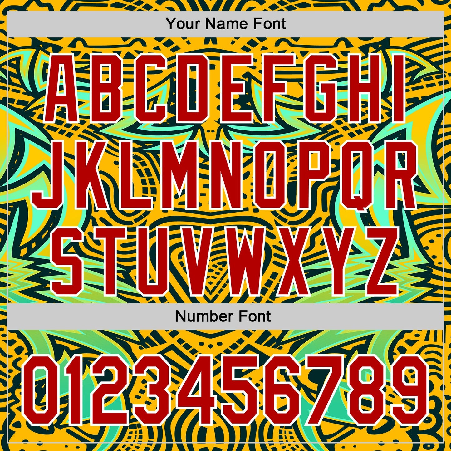 Custom Gold Red Black Green-White 3D Pattern Design Burner Costumes Tribal Authentic Baseball Jersey - Sky-Custom