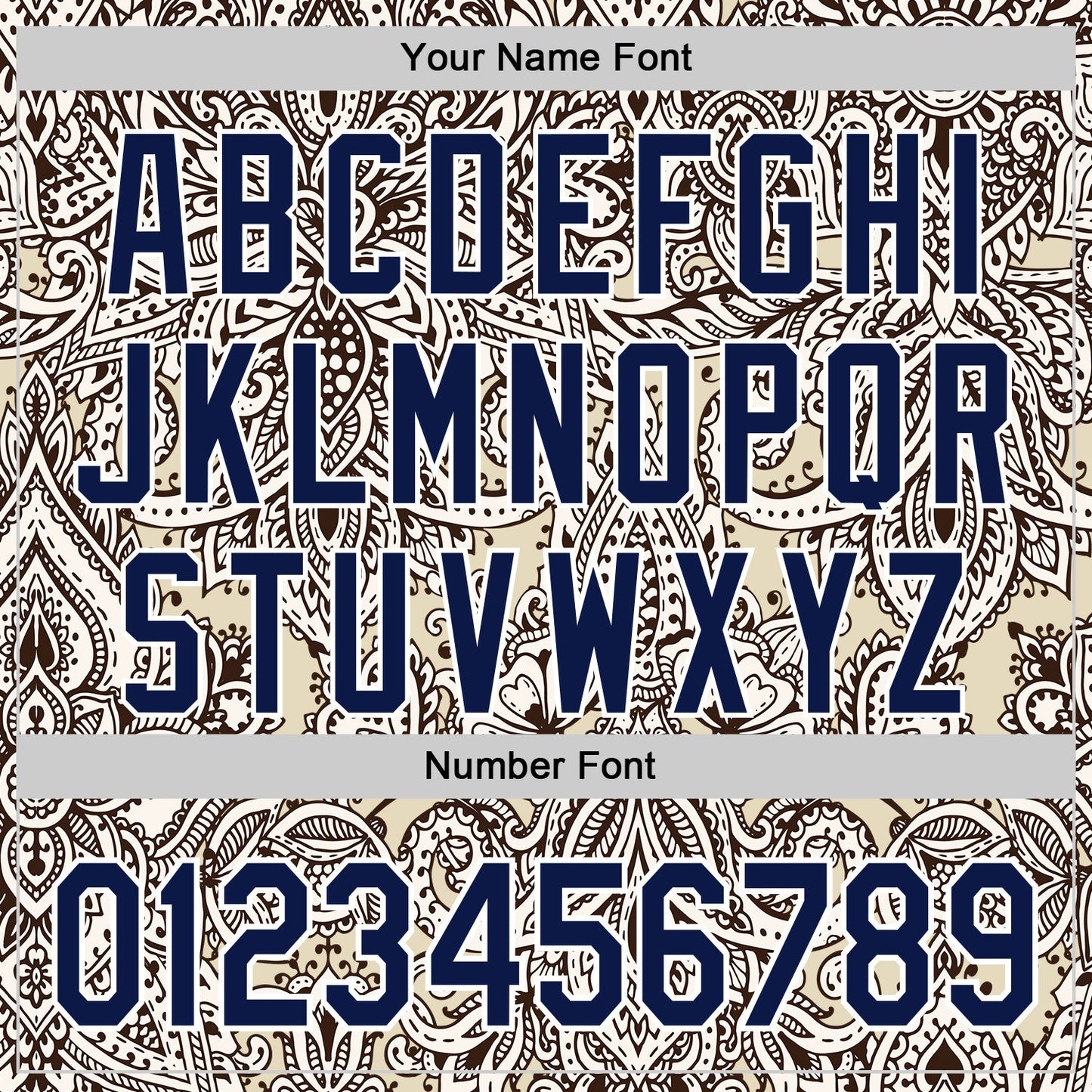 Custom Cream Navy-White 3D Pattern Design Burner Costumes Paisley Bandana Authentic Baseball Jersey - Sky-Custom