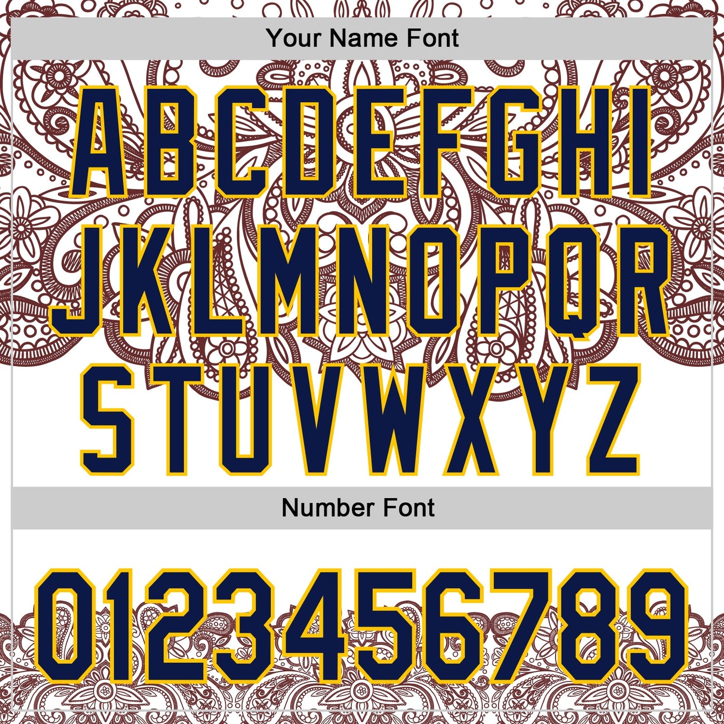 Custom White Navy Red-Yellow 3D Pattern Design Burner Costumes Paisley Bandana Authentic Baseball Jersey - Sky-Custom