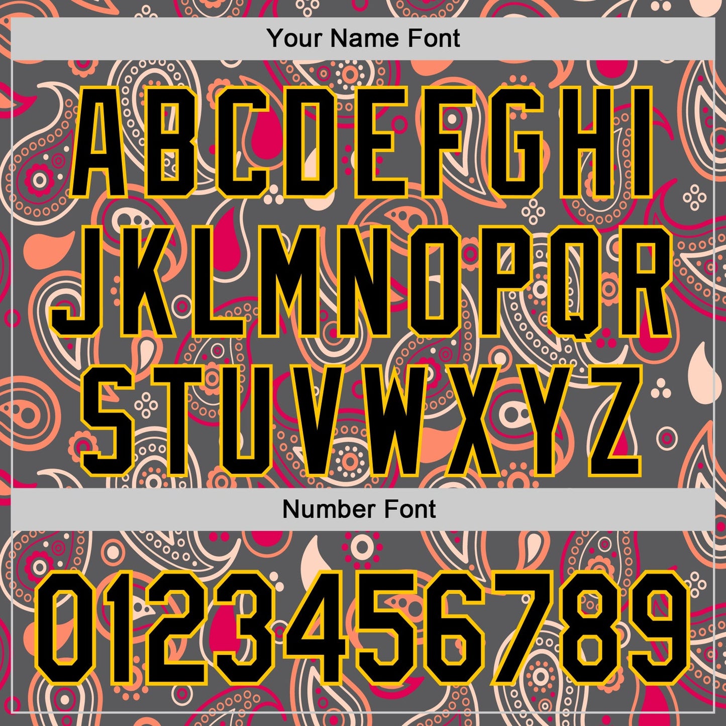 Custom Steel Gray Black-Yellow 3D Pattern Design Burner Costumes Paisley Bandana Authentic Baseball Jersey - Sky-Custom