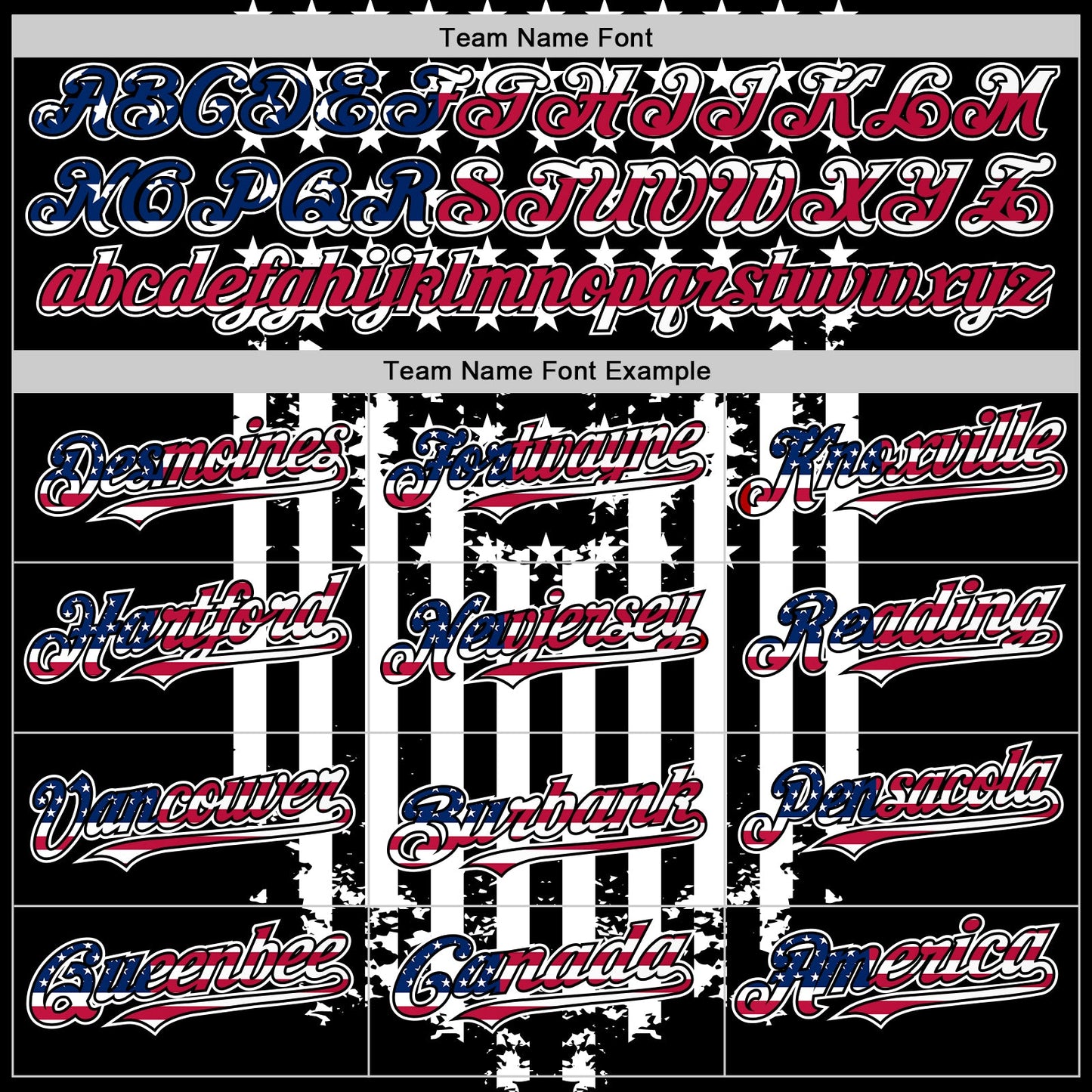 Custom Black USA Flag-White 3D Retro American Flag Authentic Baseball Jersey - Sky-Custom