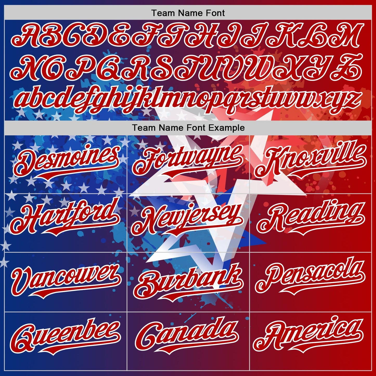 Custom Red Royal-White 3D Gradient American Flag America-Inspired Authentic Baseball Jersey - Sky-Custom