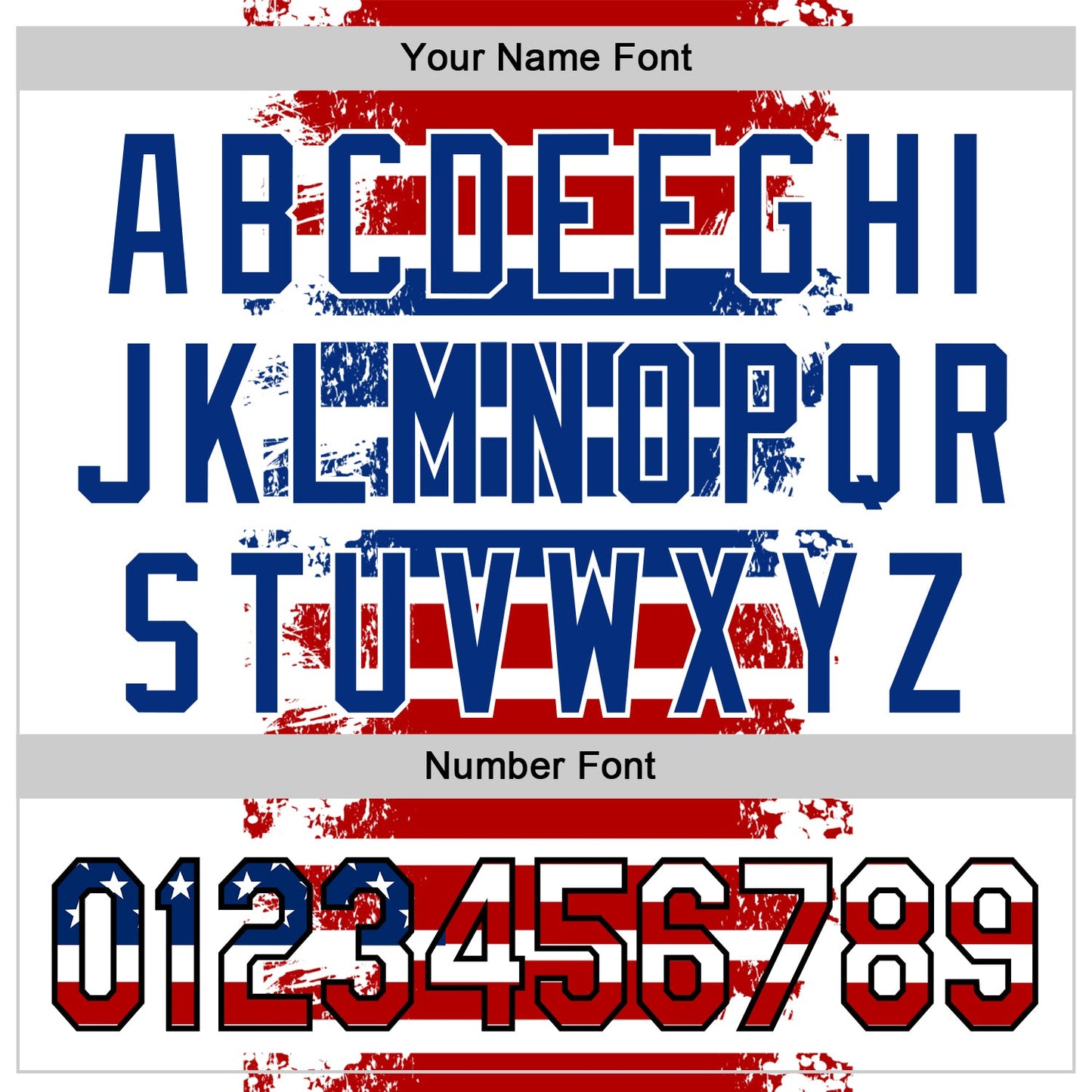 Custom White USA Flag Red Royal-Black 3D Gradient Retro Stripe American Flag Authentic Baseball Jersey - Sky-Custom