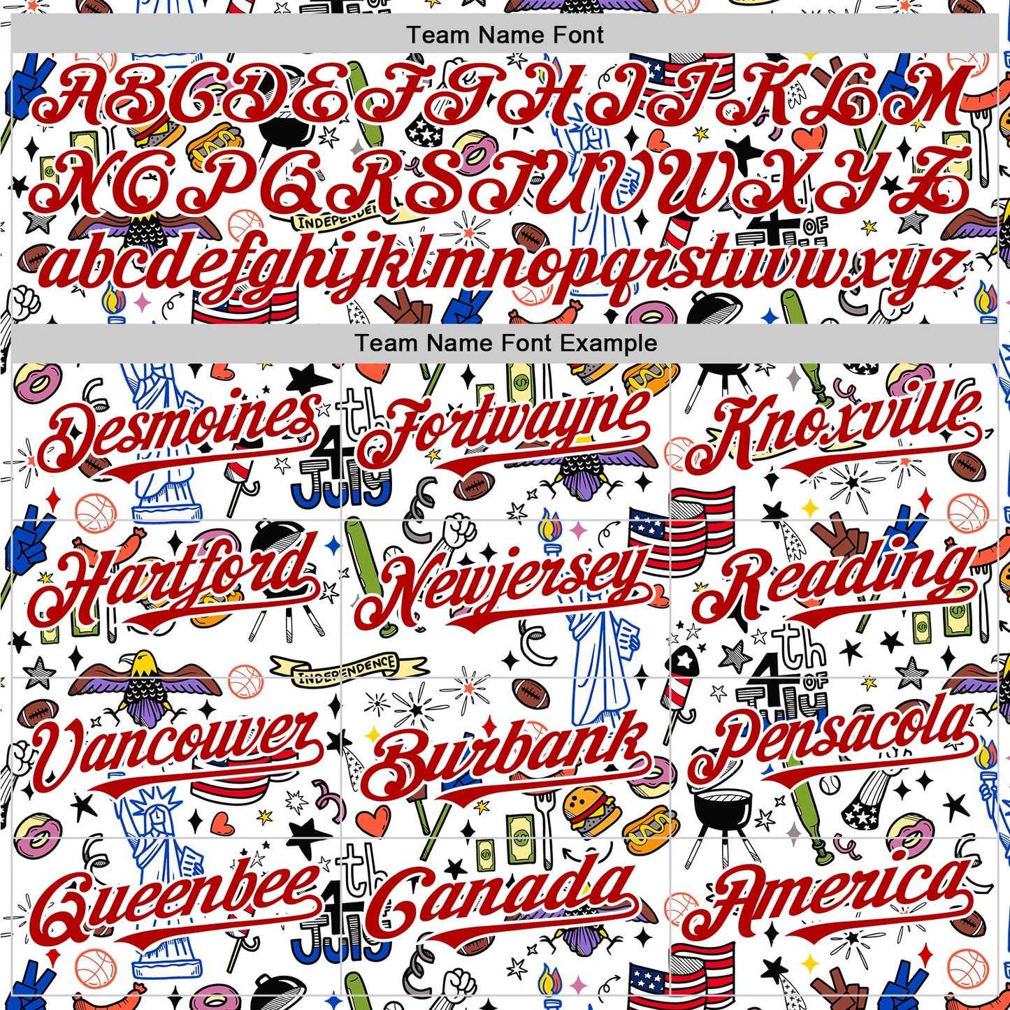 Custom White Royal-Red 3D American Flag Independence Day National Symbols Authentic Baseball Jersey - Sky-Custom