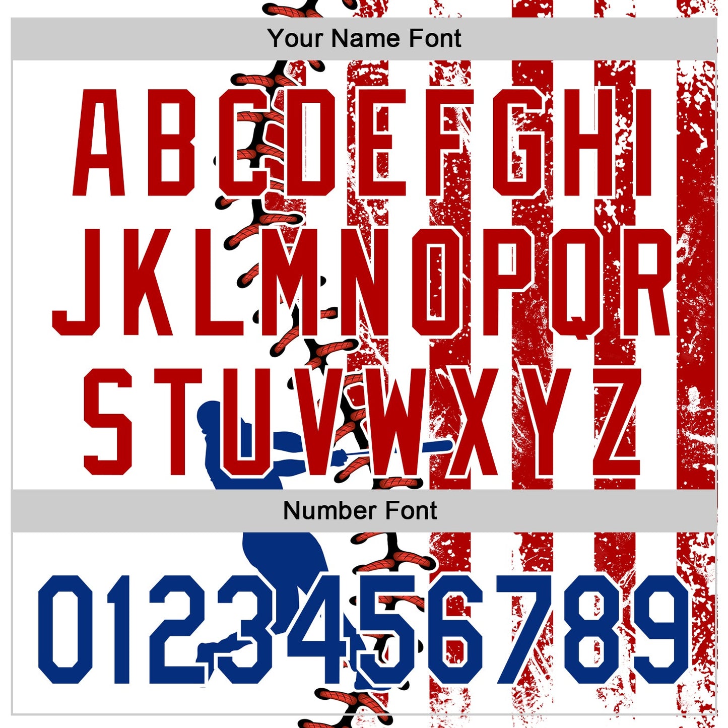 Custom White Royal-Red 3D American Flag Authentic Baseball Jersey - Sky-Custom