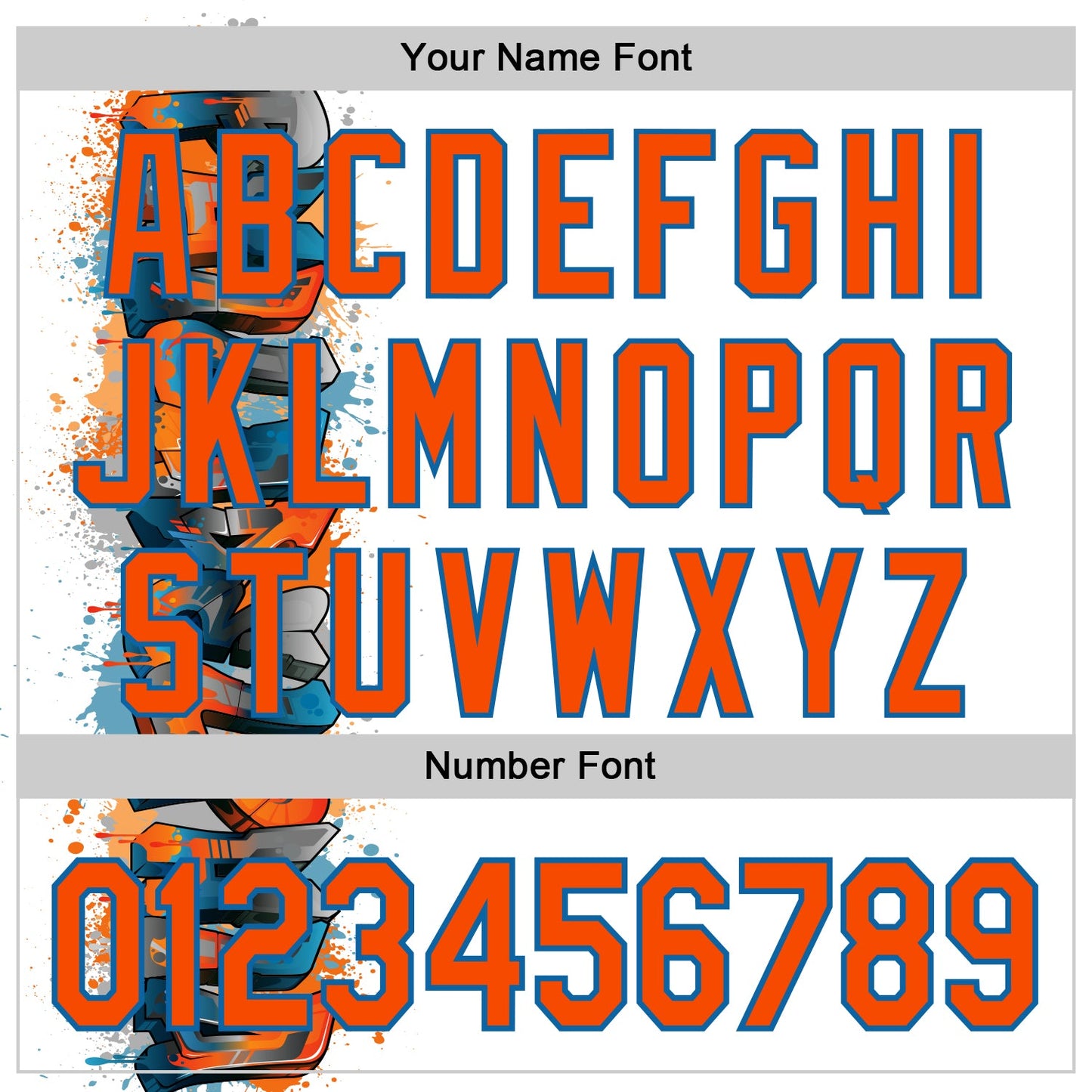 Custom White Orange-Blue 3D Pattern Design Philadelphia Cityscape Skyline Authentic Baseball Jersey - Sky-Custom