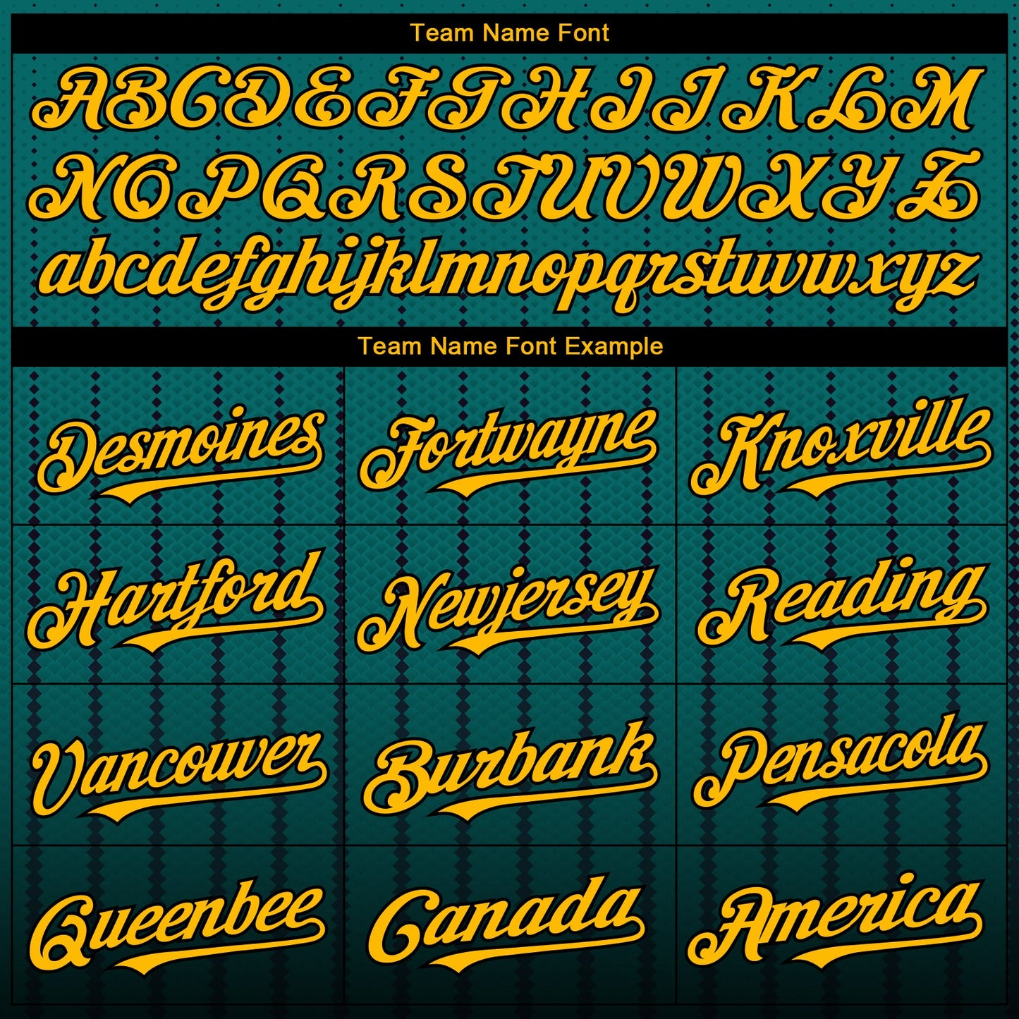 Custom Teal Gold-Black 3D Pattern Design Gradient Geometric Shape Authentic Baseball Jersey - Sky-Custom