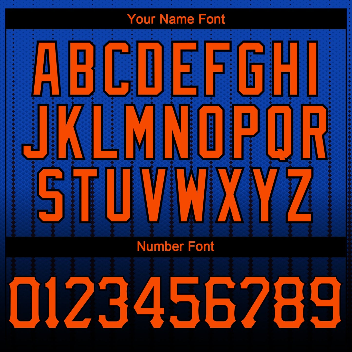 Custom Thunder Blue Orange-Black 3D Pattern Design Gradient Geometric Shape Authentic Baseball Jersey - Sky-Custom