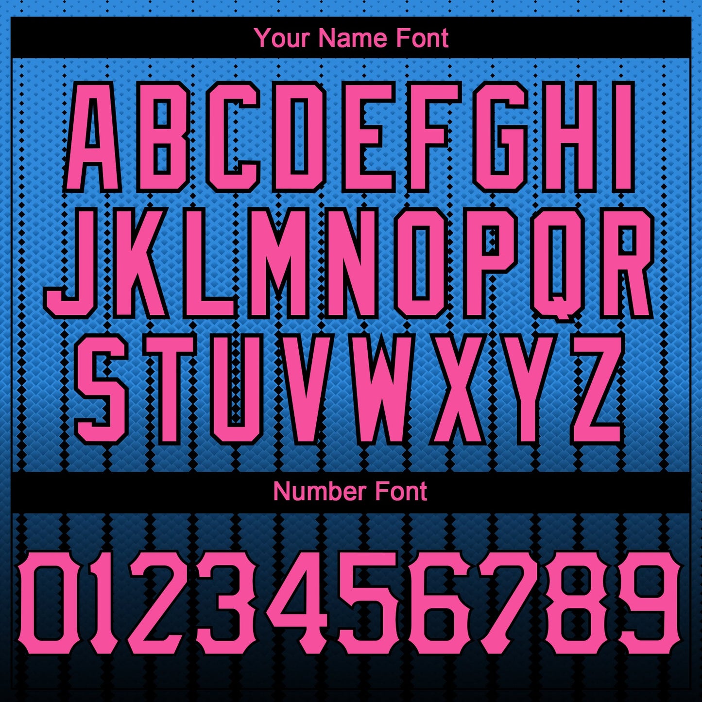 Custom Electric Blue Pink-Black 3D Pattern Design Gradient Geometric Shape Authentic Baseball Jersey - Sky-Custom