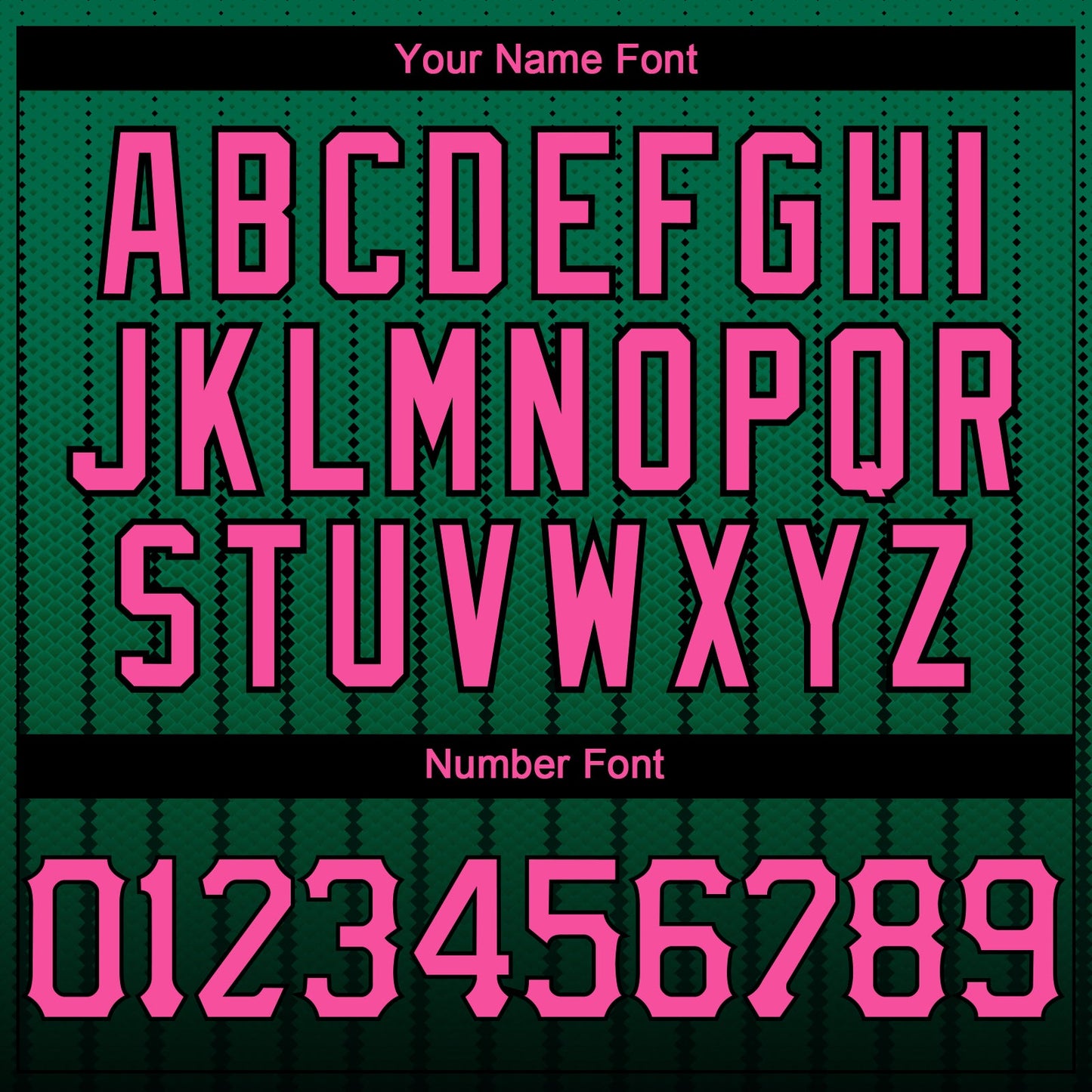 Custom Kelly Green Pink-Black 3D Pattern Design Gradient Geometric Shape Authentic Baseball Jersey - Sky-Custom
