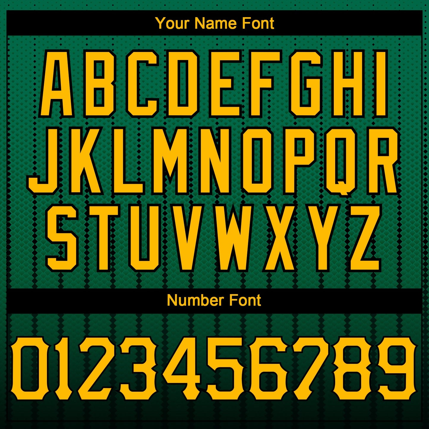 Custom Kelly Green Gold-Black 3D Pattern Design Gradient Geometric Shape Authentic Baseball Jersey - Sky-Custom