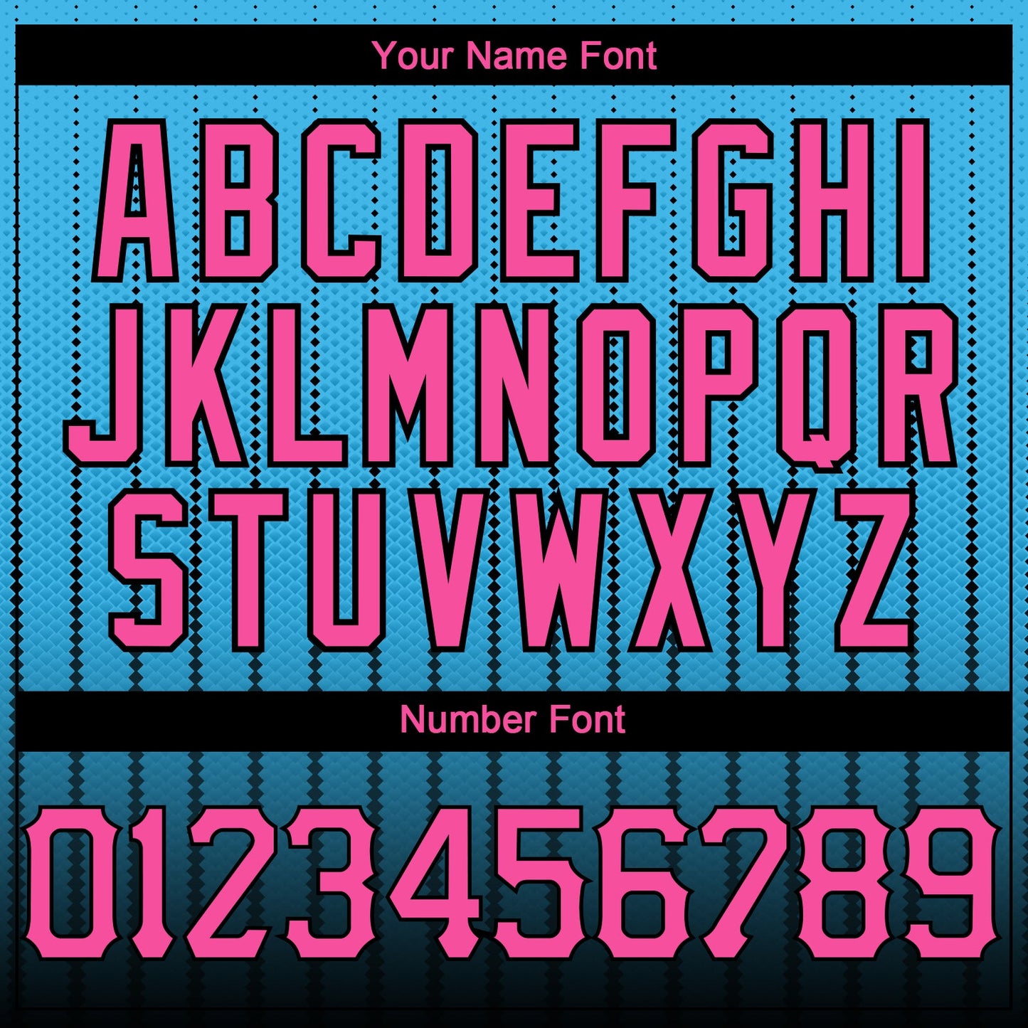 Custom Sky Blue Pink-Black 3D Pattern Design Gradient Geometric Shape Authentic Baseball Jersey - Sky-Custom