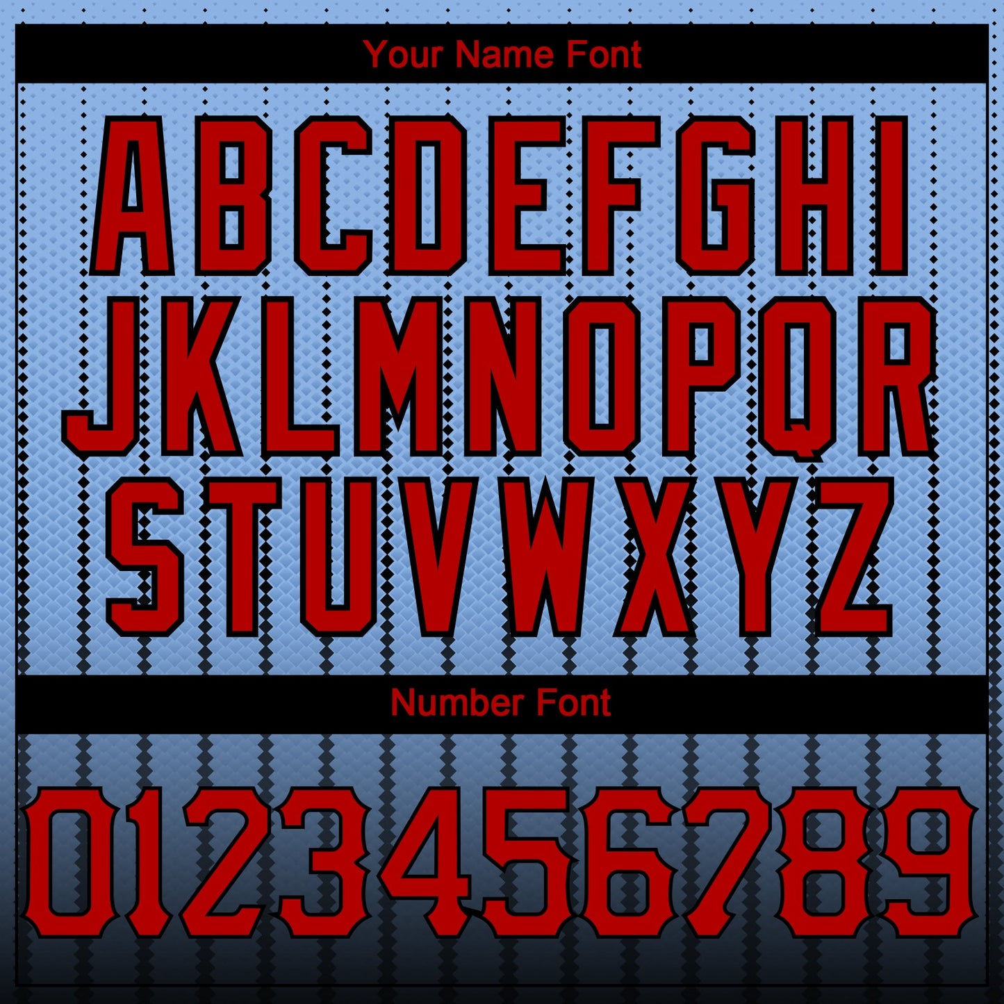 Custom Light Blue Red-Black 3D Pattern Design Gradient Geometric Shape Authentic Baseball Jersey - Sky-Custom