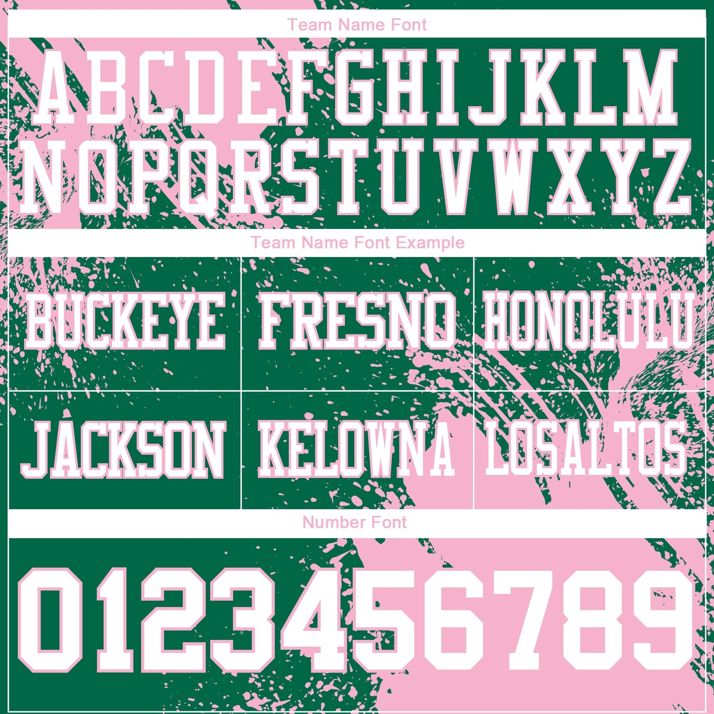 Custom Kelly Green White-Light Pink 3D Pattern Abstract Brush Stroke Mesh Authentic Football Jersey - Sky-Custom