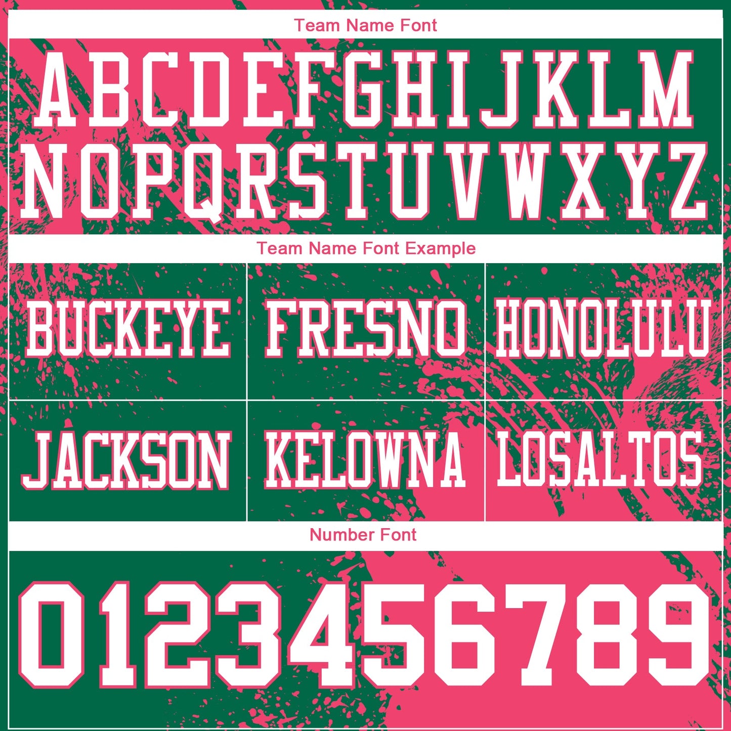 Custom Kelly Green White-Neon Pink 3D Pattern Abstract Brush Stroke Mesh Authentic Football Jersey - Sky-Custom