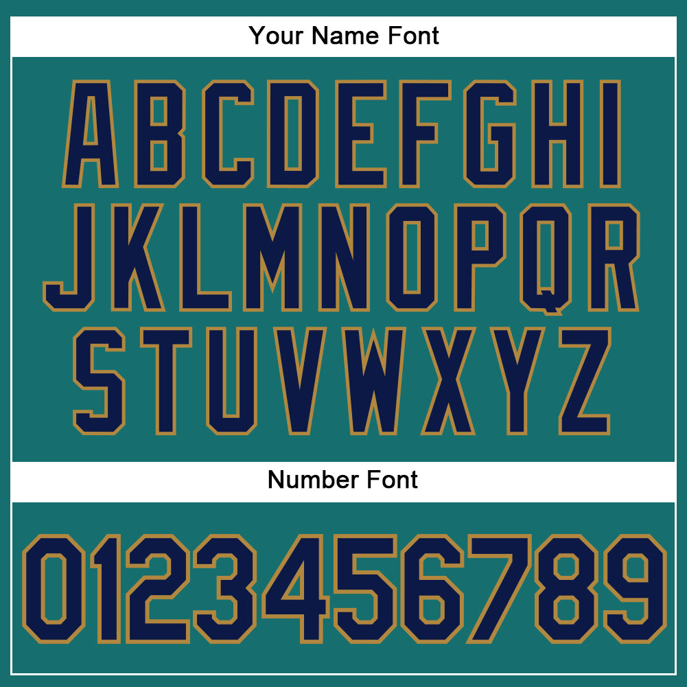 Custom Aqua Navy-Old Gold Authentic Sleeveless Baseball Jersey - Sky-Custom